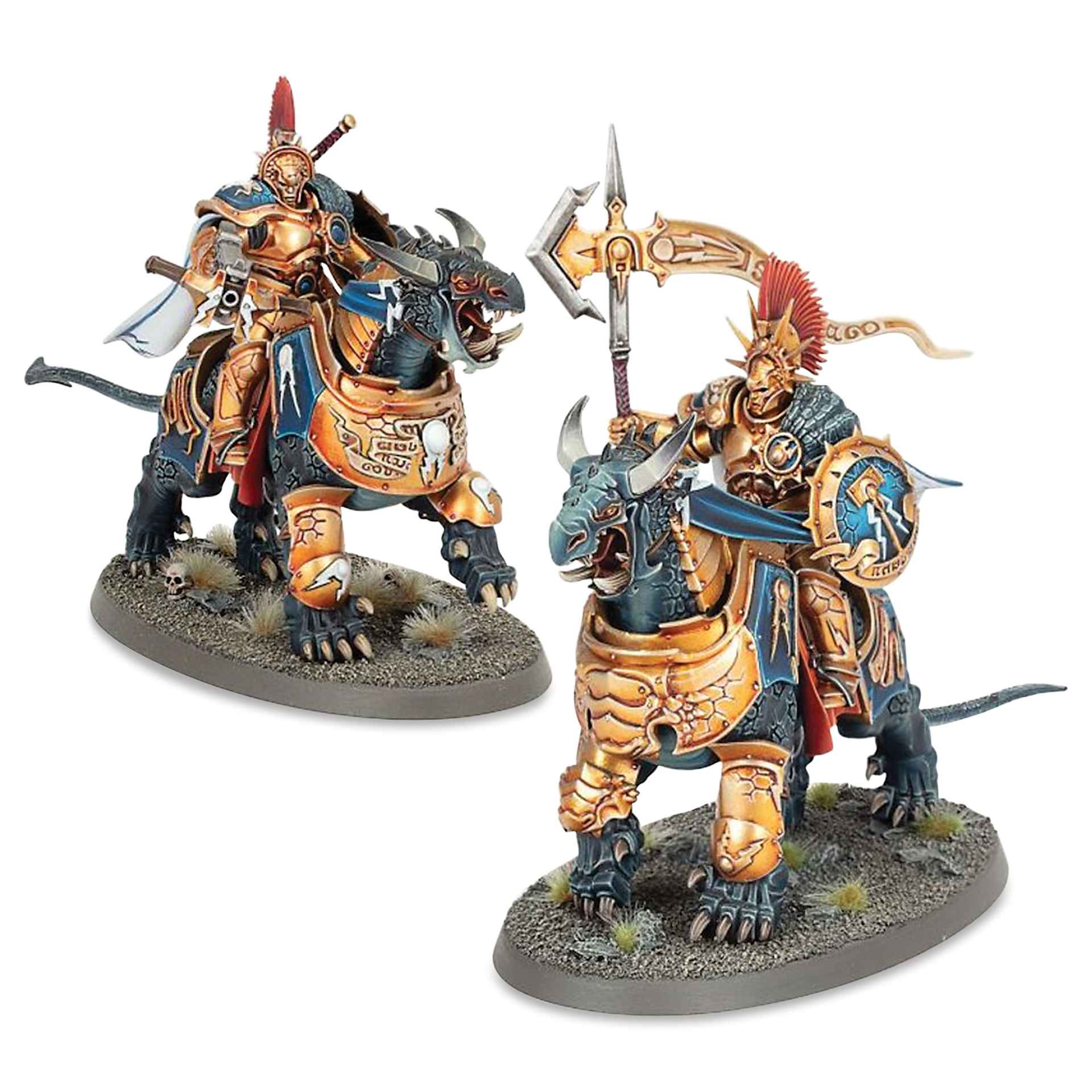 Warhammer Age of Sigmar Stormcast Eternals Dracothian Guard (constructed and painted)