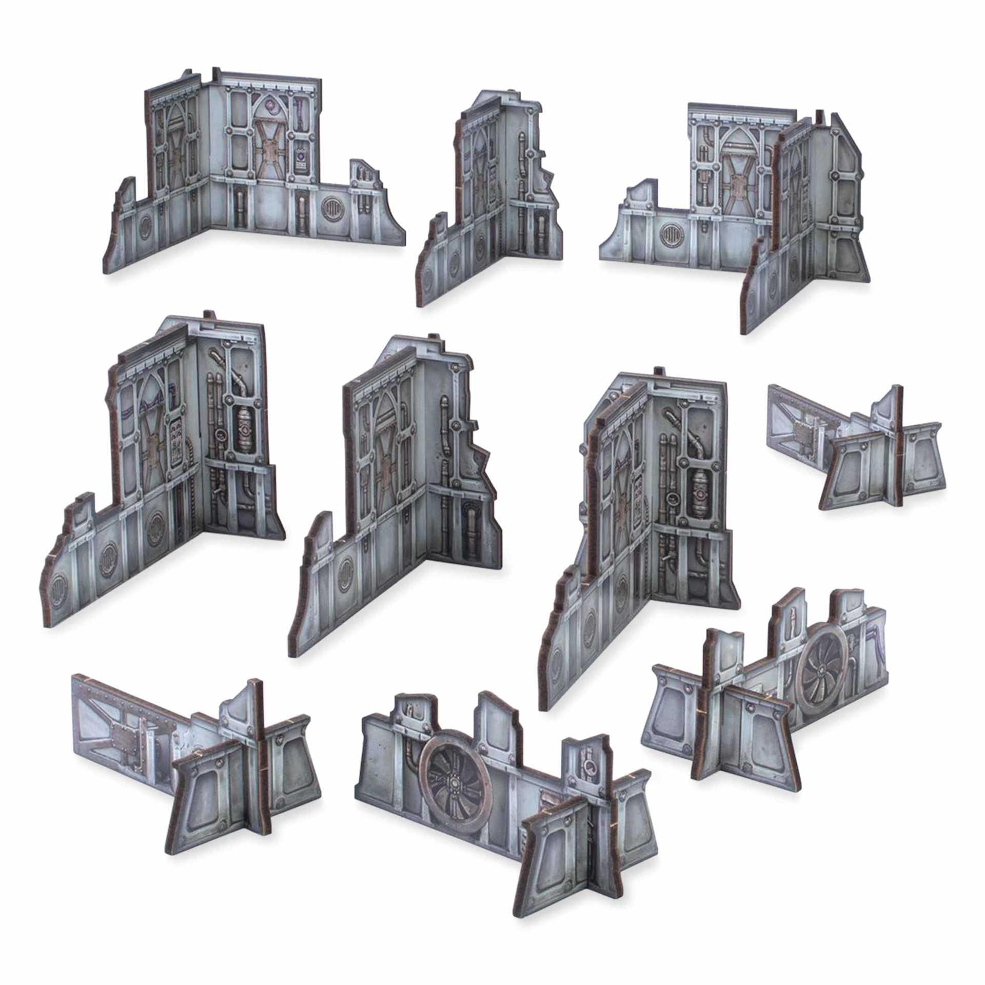Warhammer Kill Team Starter Set, assembled background pieces