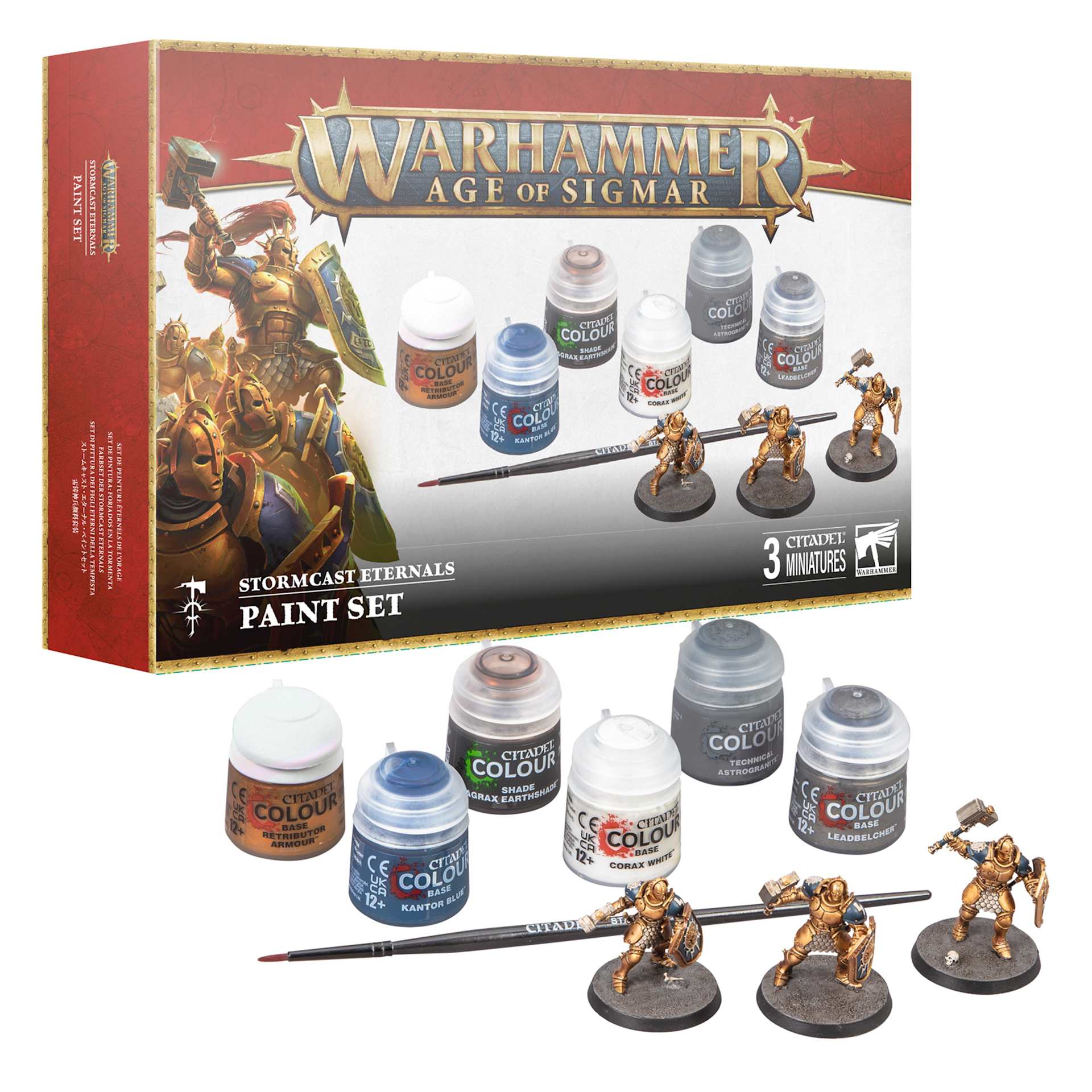 Warhammer Stormcast Eternals Paints Set