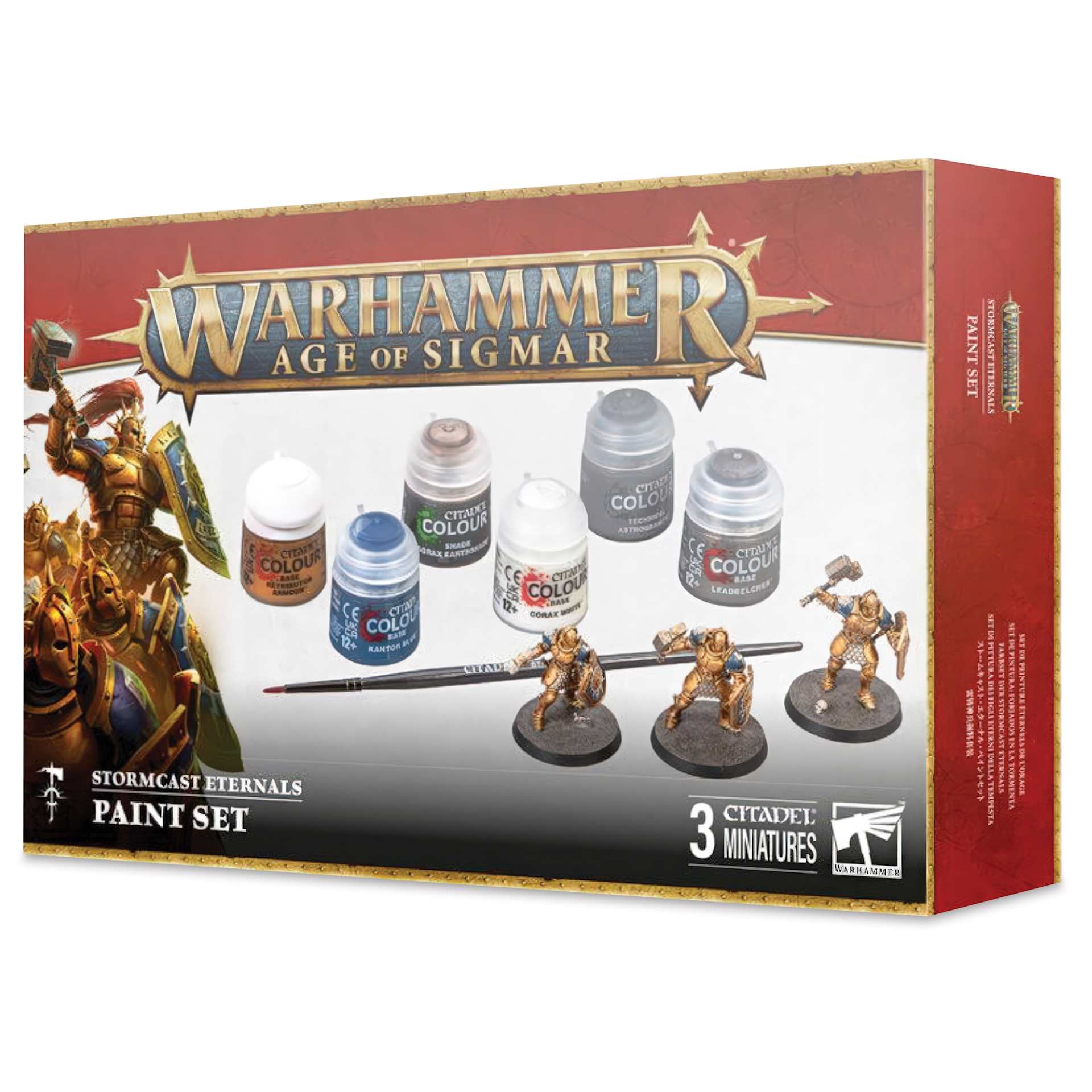 Warhammer Stormcast Eternals Paints Set front of package