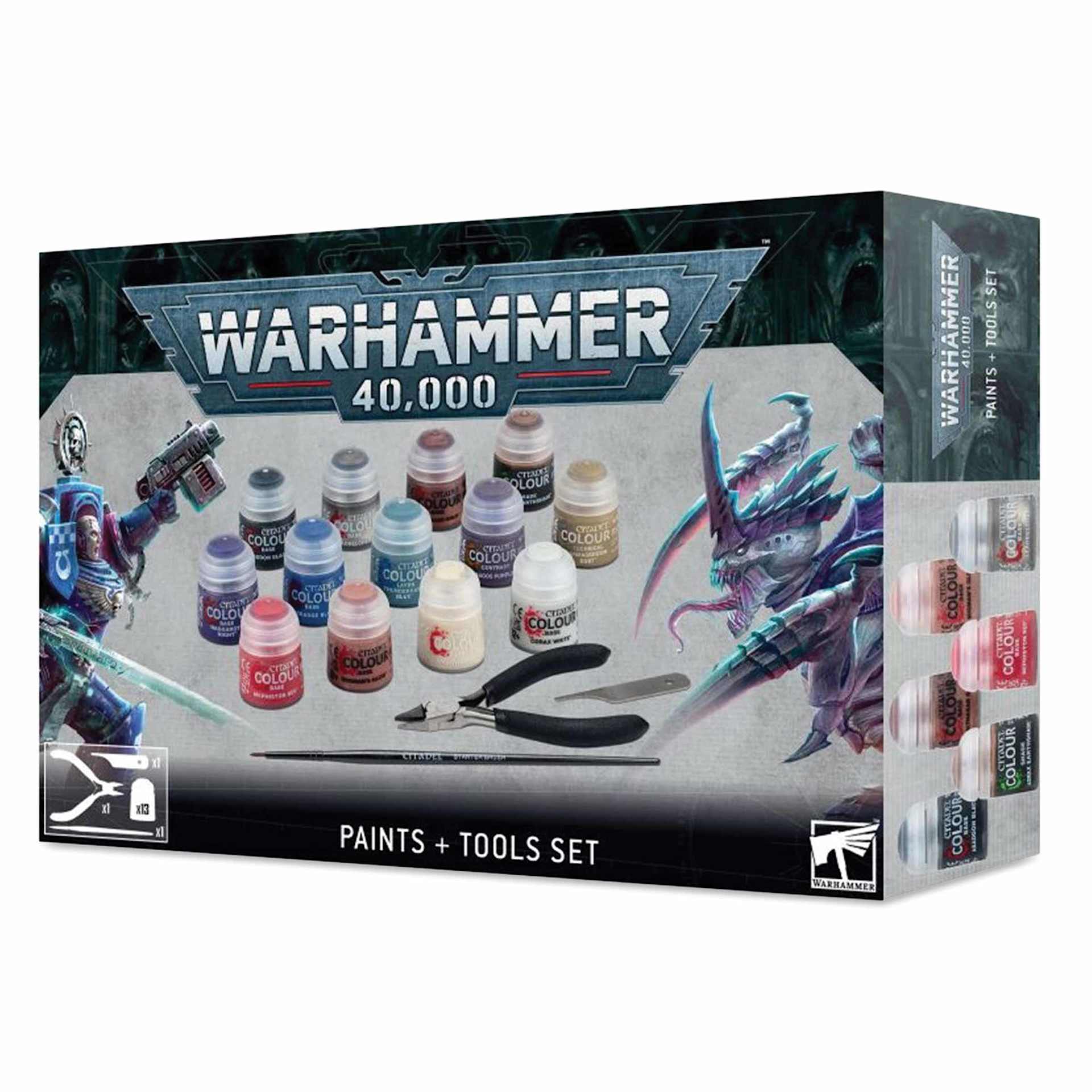 Warhammer 40k Paints and Tools Set