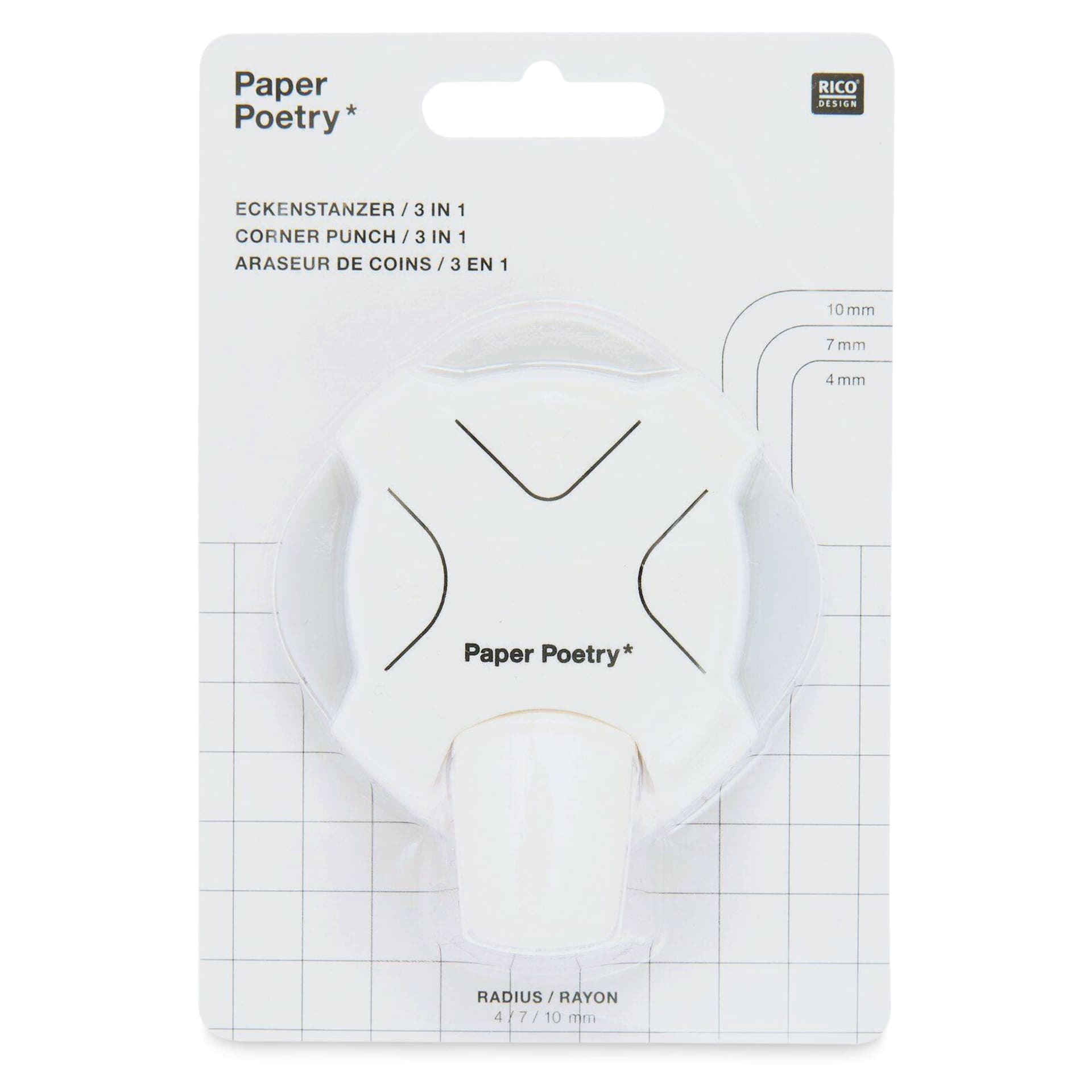 Rico Design Paper Poetry Corner Punch front of packaging