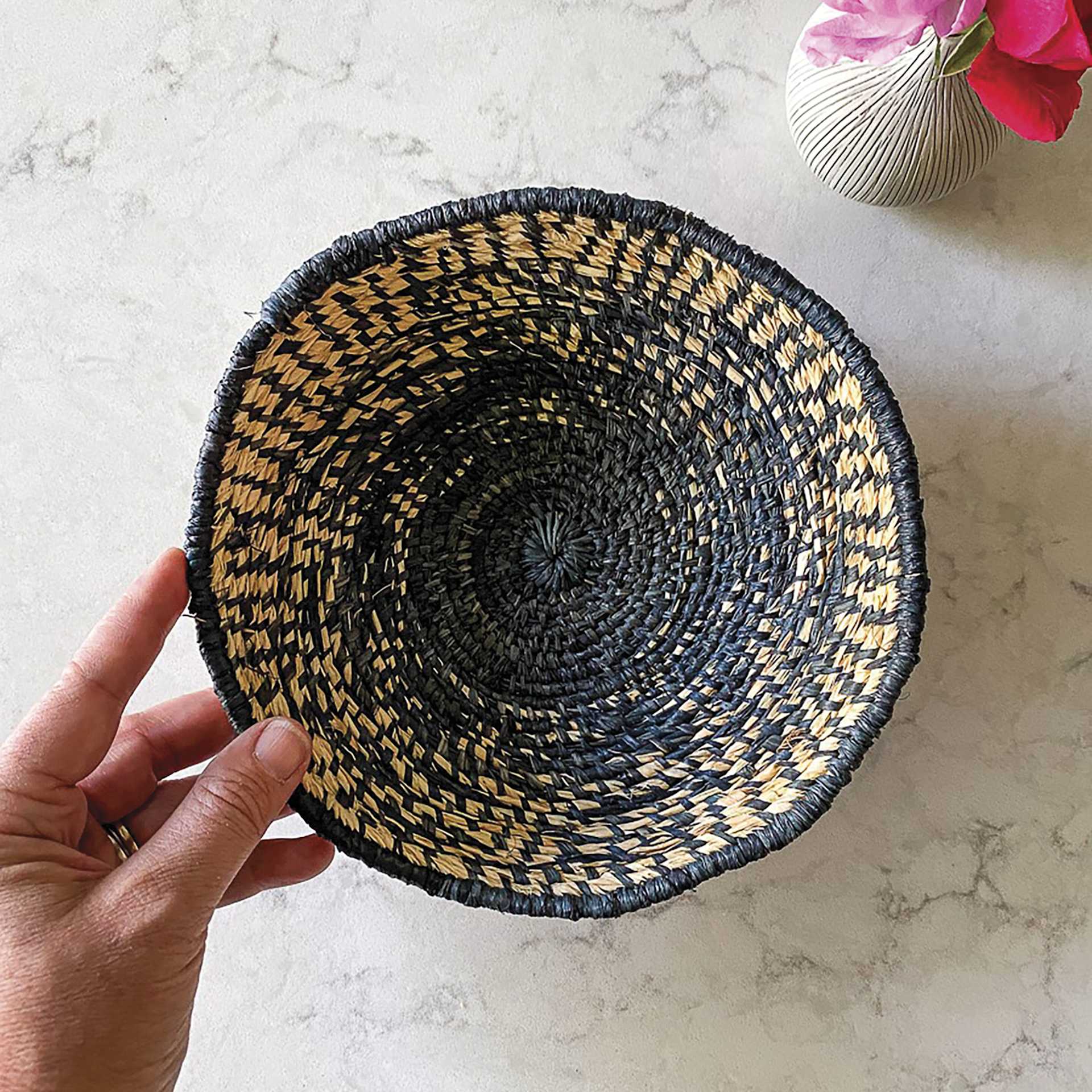 Calliope Basket Making Kit, finished basket