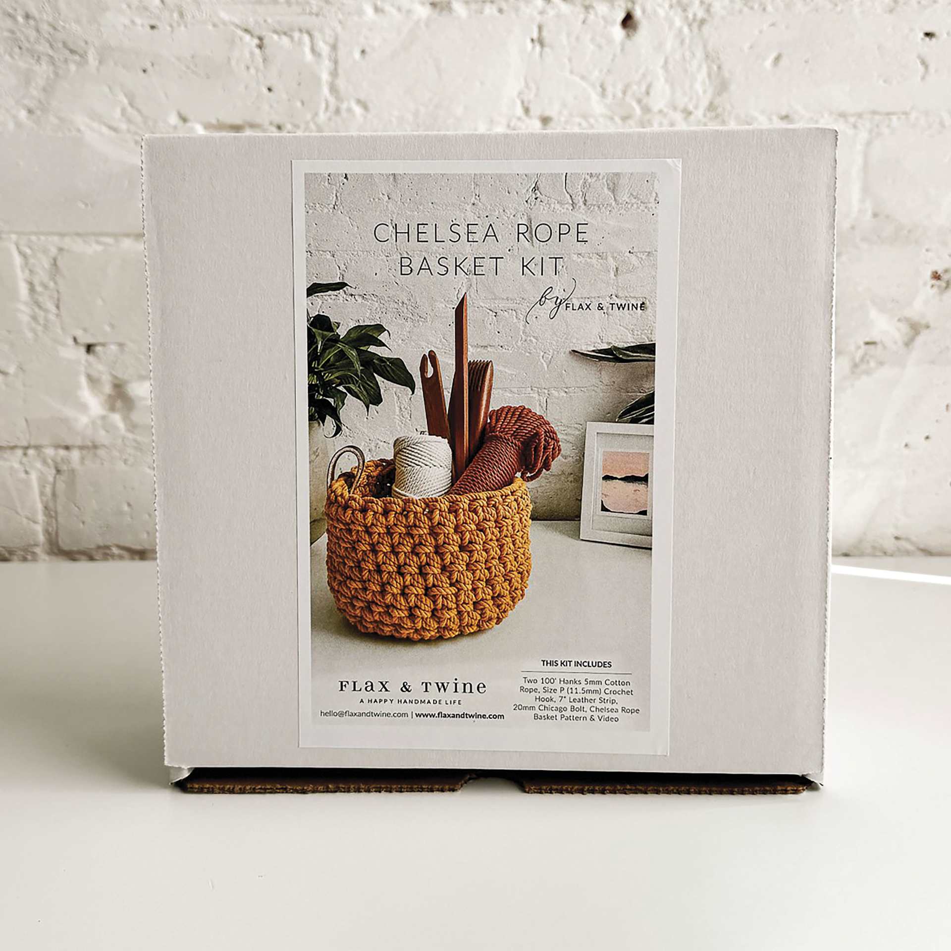 Chelsea Rope Basket Making Kit, packaging