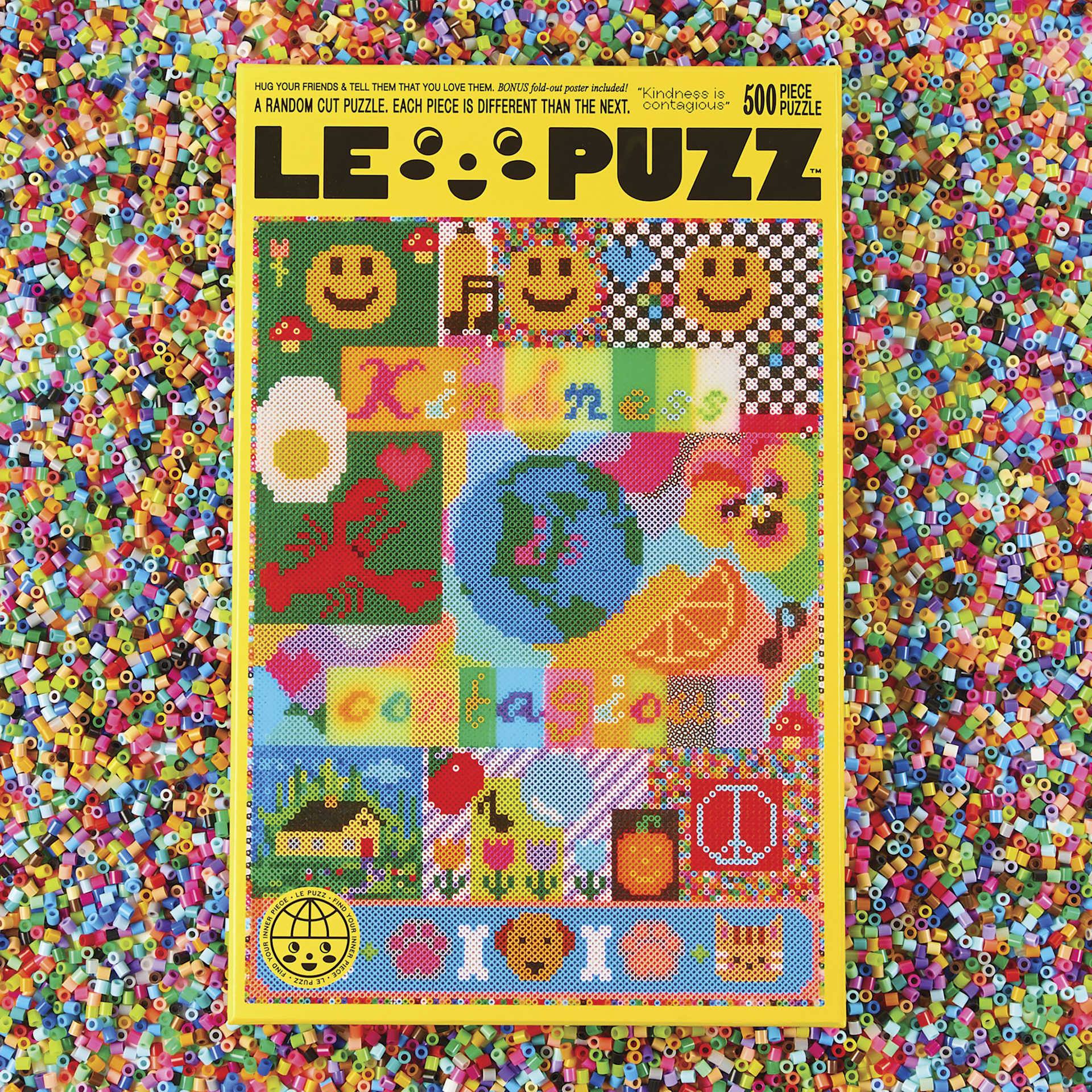 Le Puzz Kindness Is Contagious 500-Piece Puzzle 18" x 25"