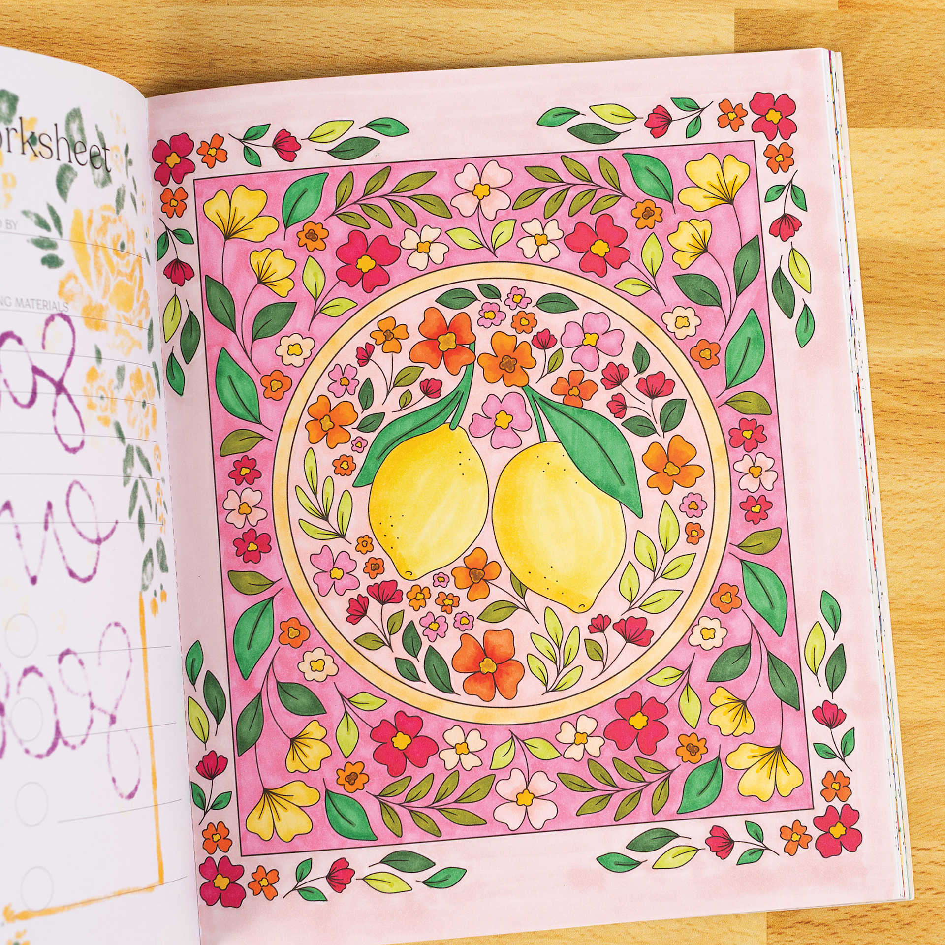 Elyse Breanne The Good Life Coloring Book, lemons