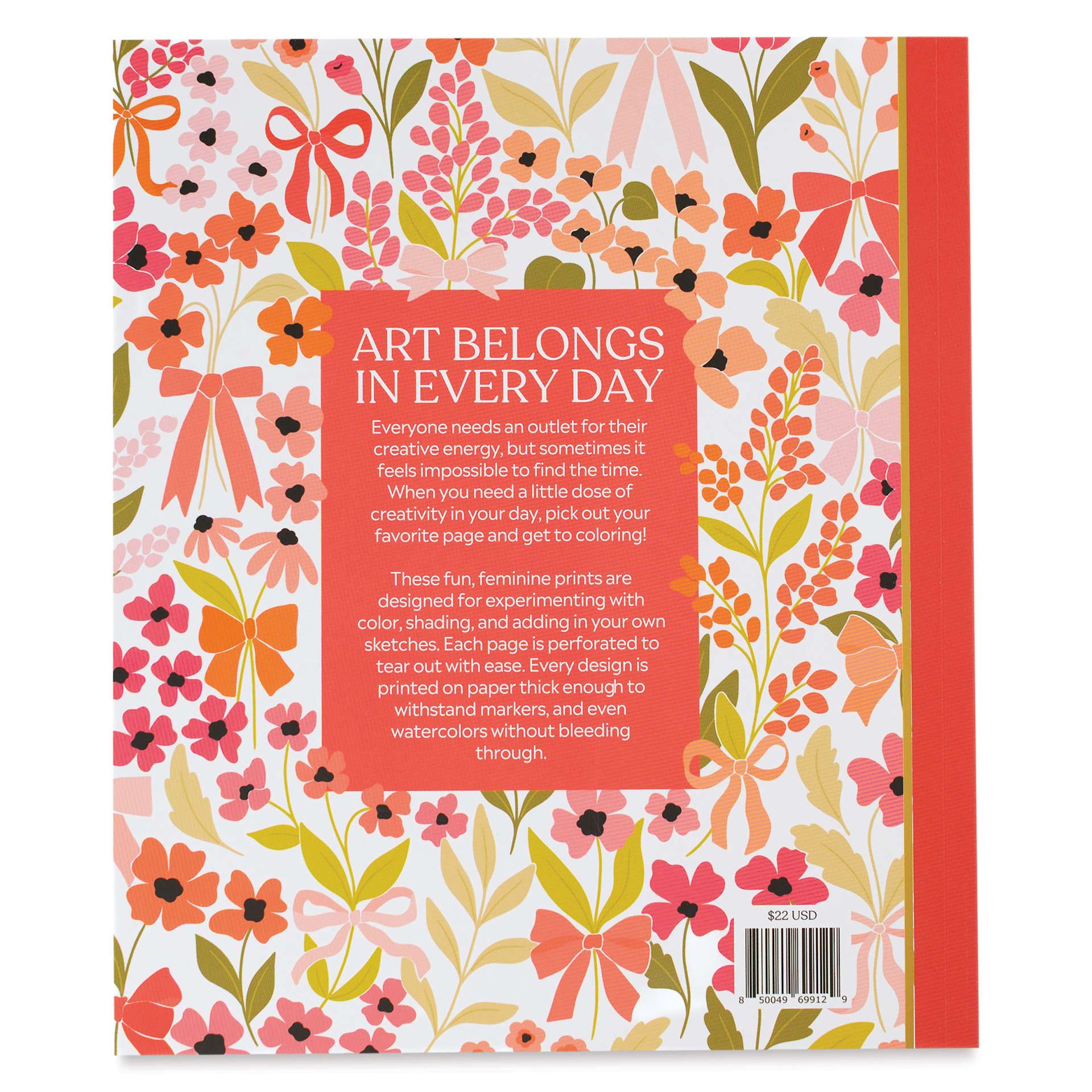 Elyse Breanne Put a Bow On It Coloring Book, back cover