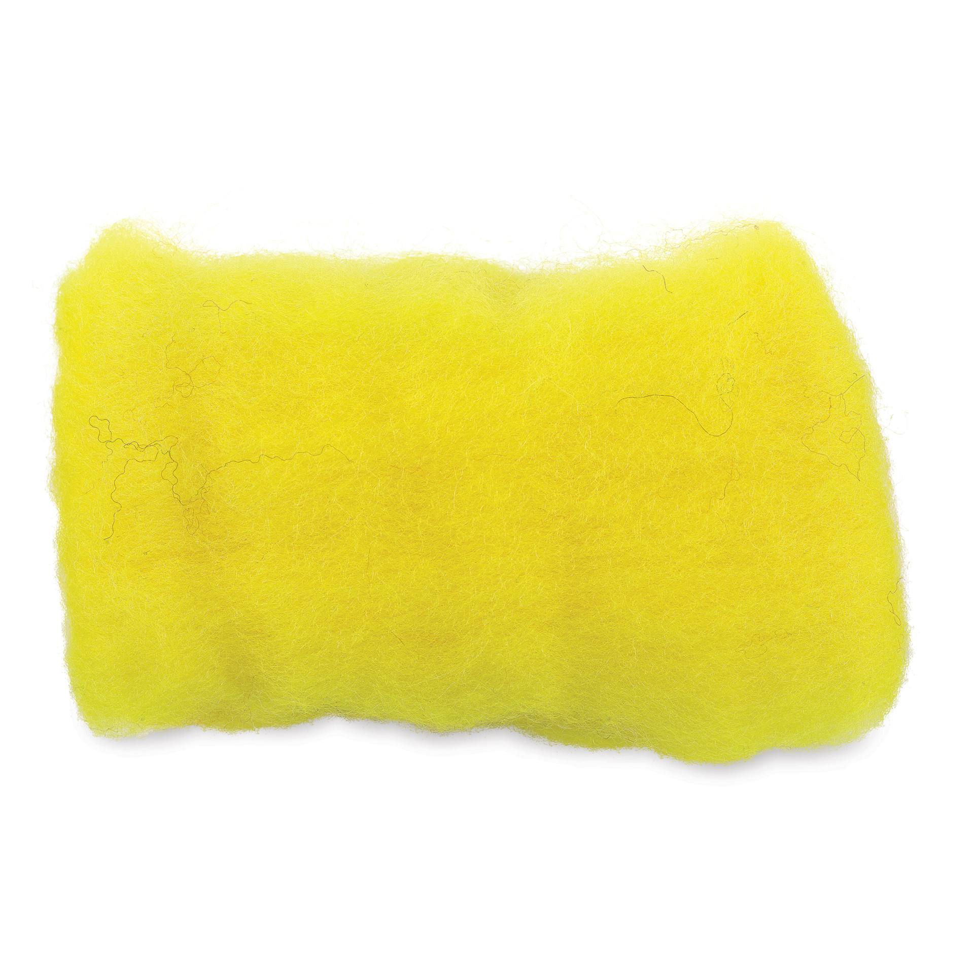 Wistyria Editions 100% Wool Roving - Yellow, 14"
