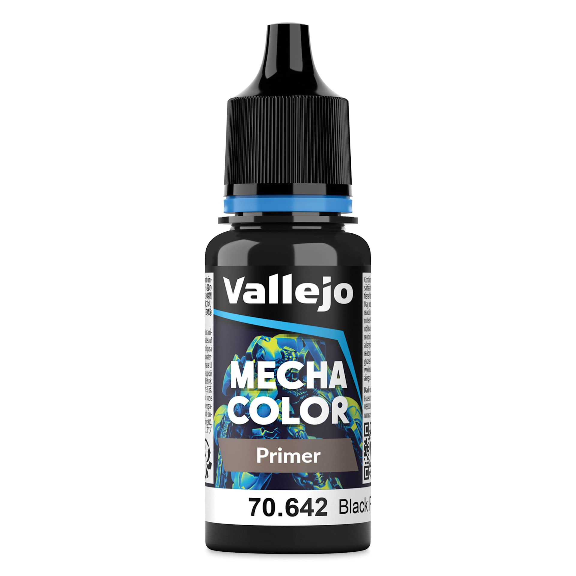 Vallejo Mecha Color Primer - Black, 18 ml