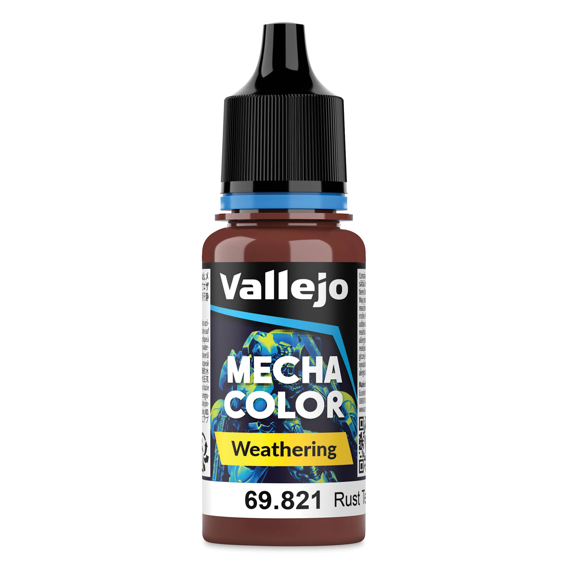 Vallejo Mecha Color Weathering Acrylic - Rust Texture, 18 ml 