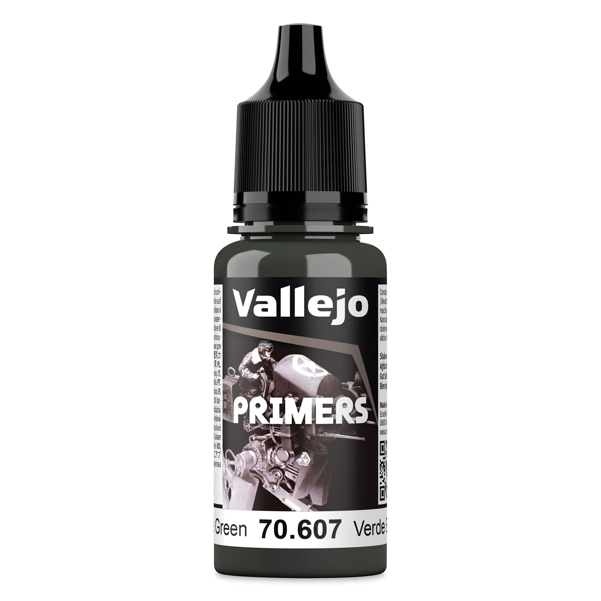 Vallejo Airbrush Primer - UK Bronze Green, 18 ml