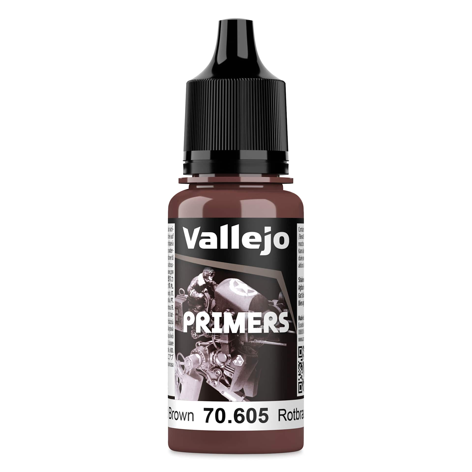 Vallejo Airbrush Primer - German Red Brown, 18 ml