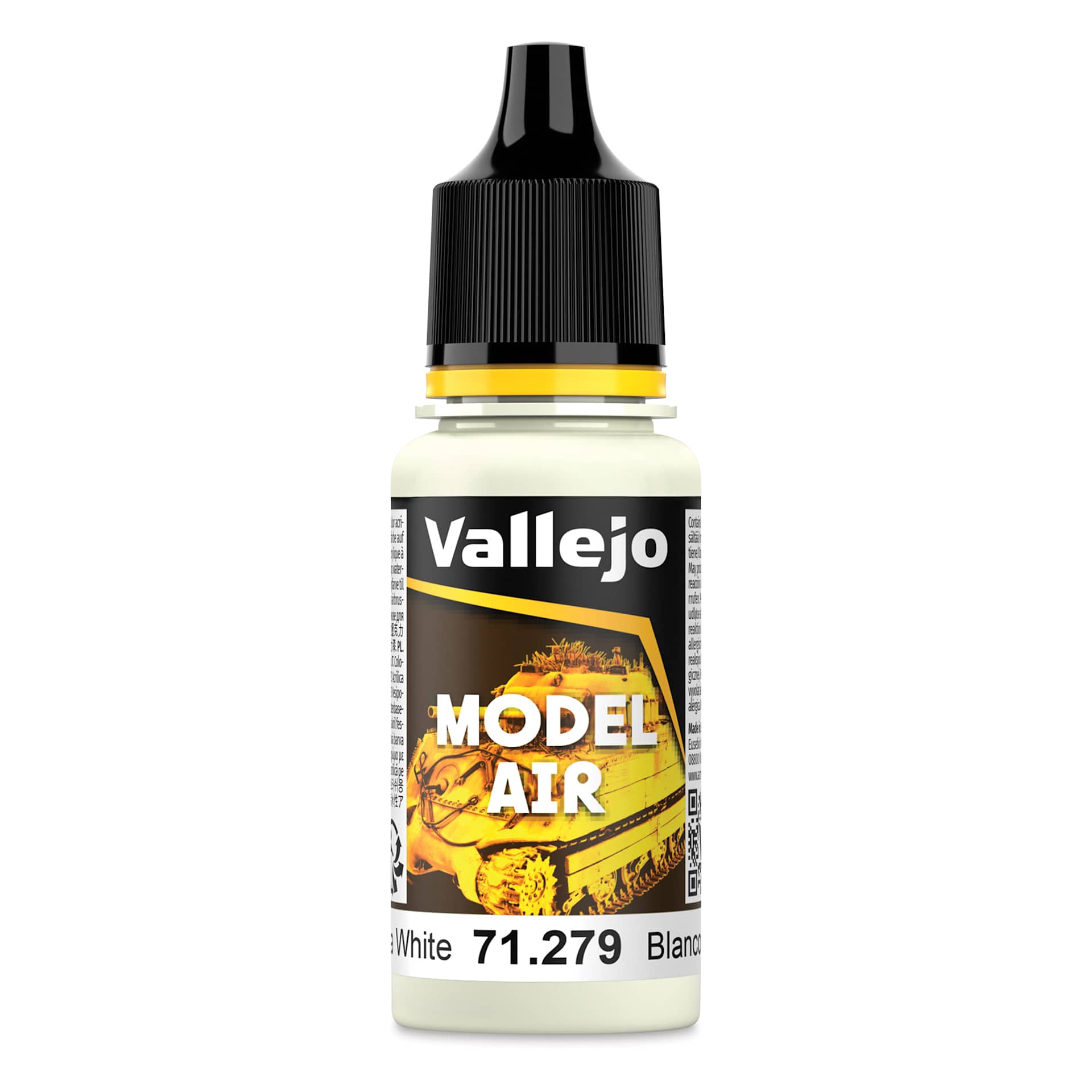 Vallejo Model Air Acrylic Paint - Insignia White, 18 ml