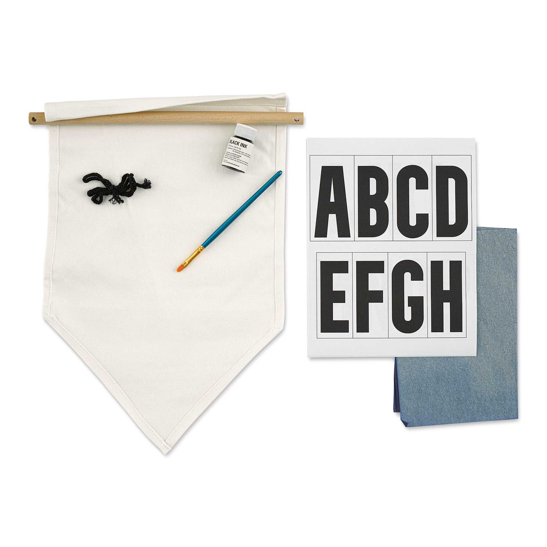 Kikkerland Crafters Handmade Banner Kit (Kit contents)