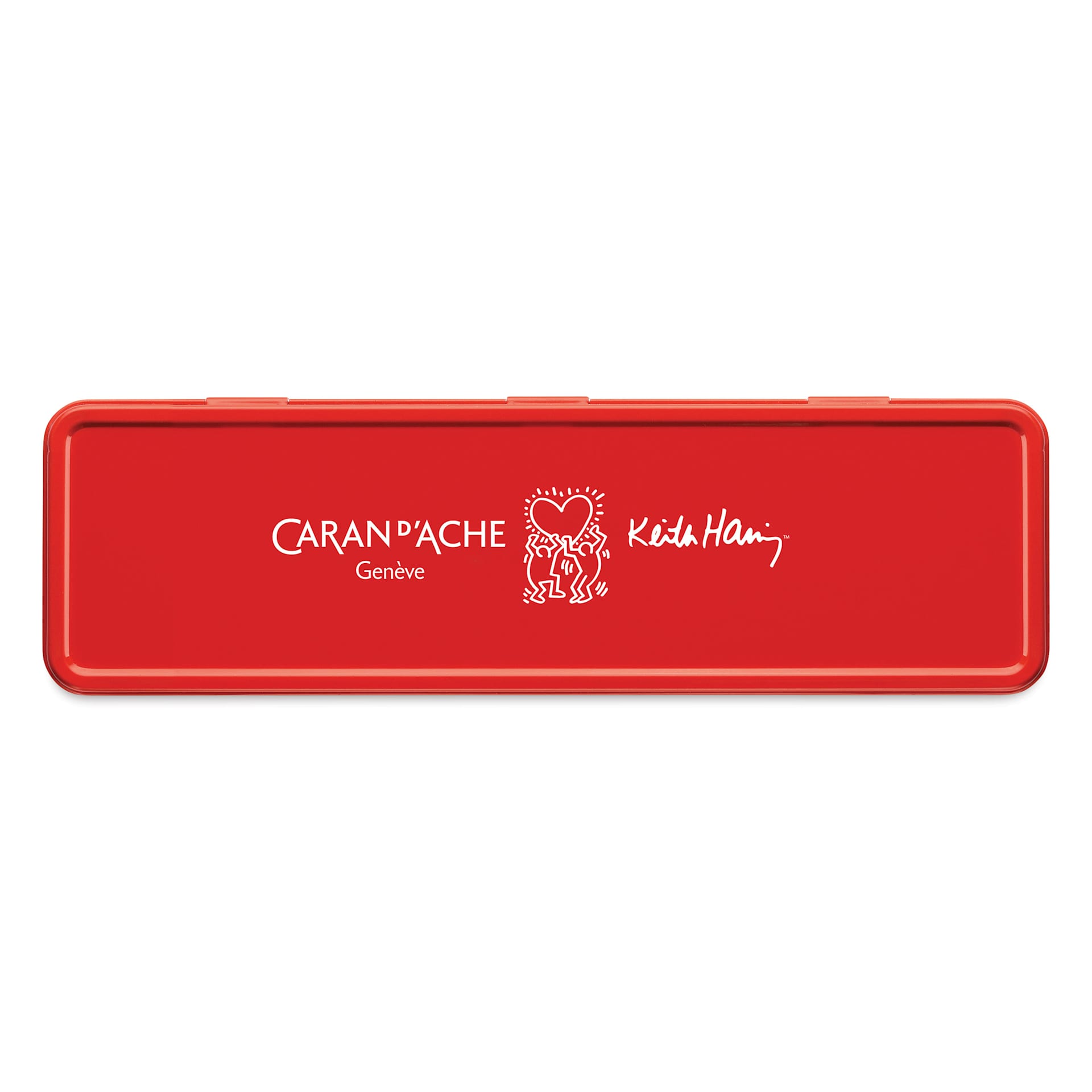 Caran d'Ache Keith Haring Colour Set, back of the packaging