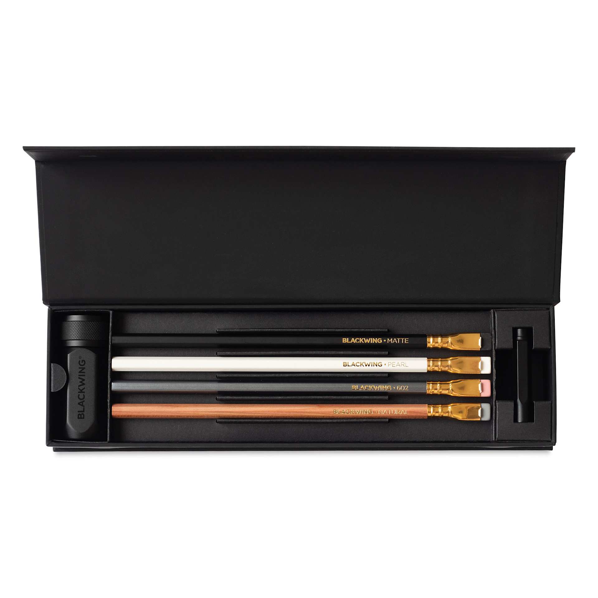 Blackwing Pencil Essentials, contents shown inside the box Blackwing Pencil Essentials, contents shown inside the box