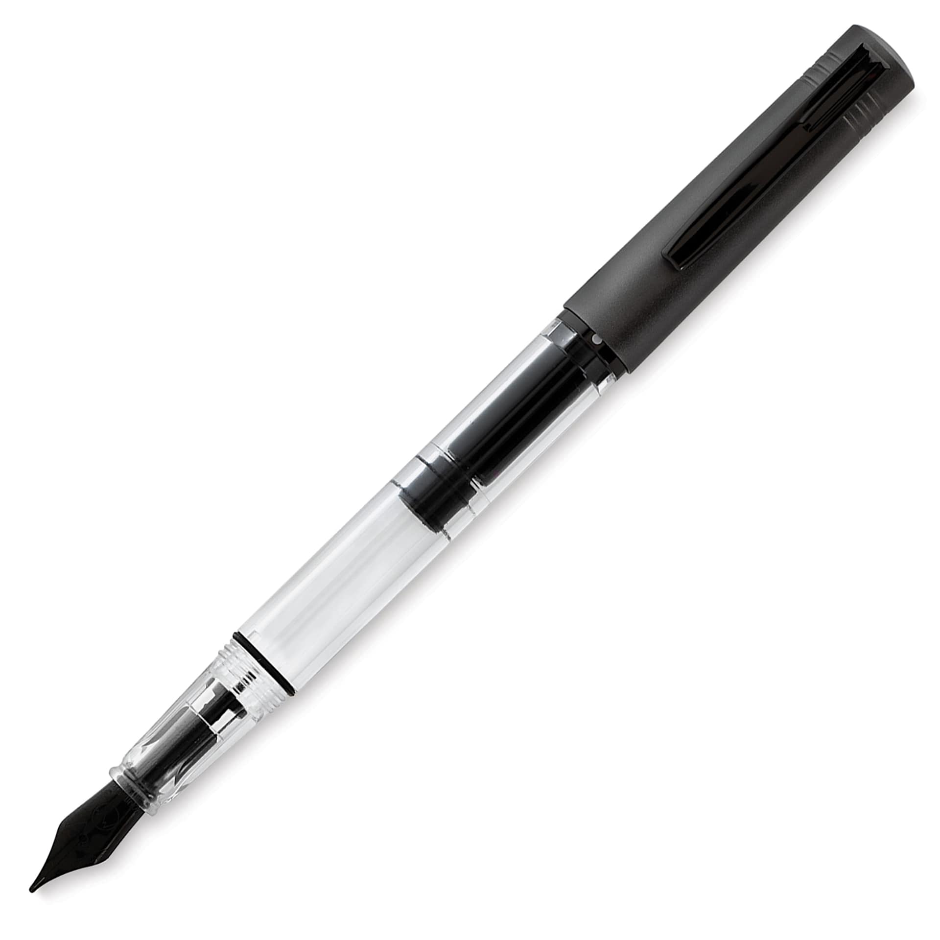 Monteverde MP1 Fountain Pen - Coal Grey, Medium Nib (image may show different size nib)