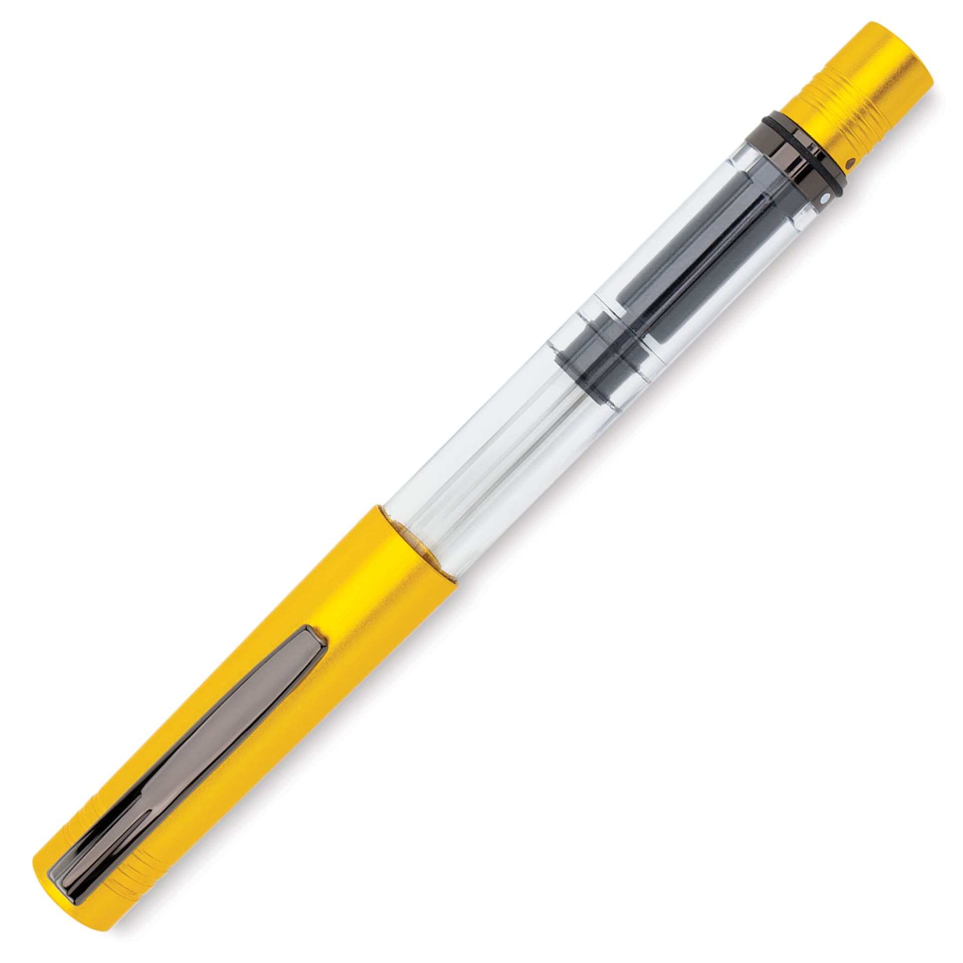 Monteverde MP1 Stub Fountain Pen - Honey Yellow, cap on