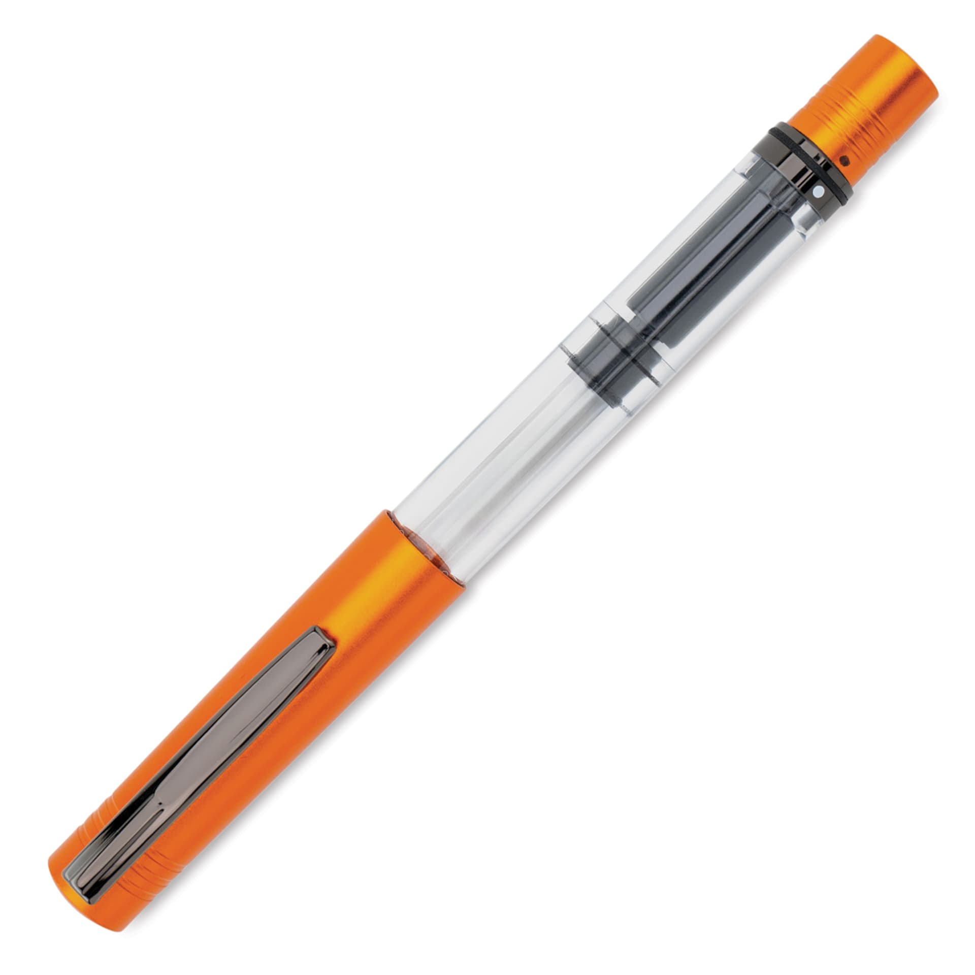 Monteverde MP1 Fountain Pen - Foxy Orange, Broad Nib, capped