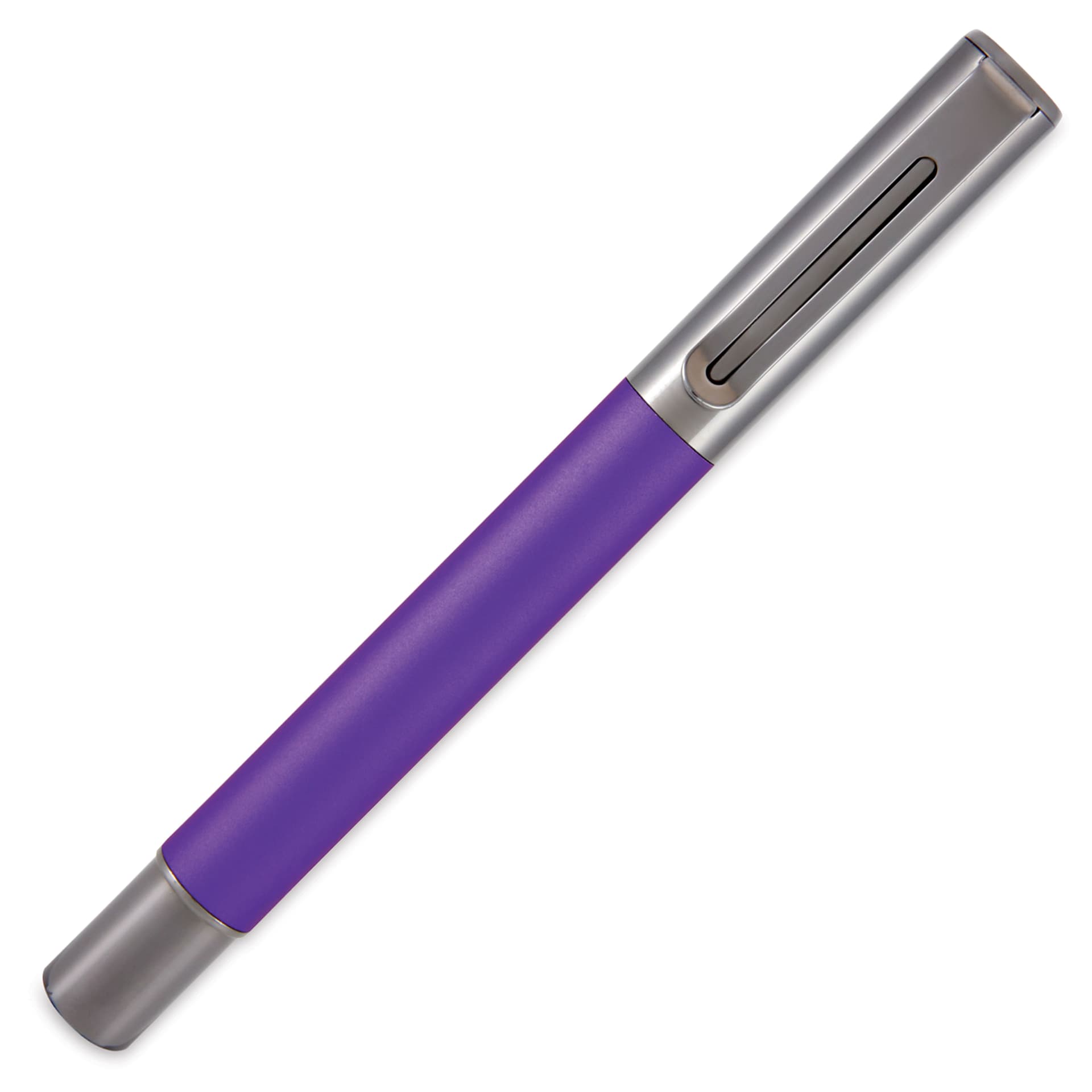 Monteverde Ritma Fountain Pen - Purple, Broad Nib, capped