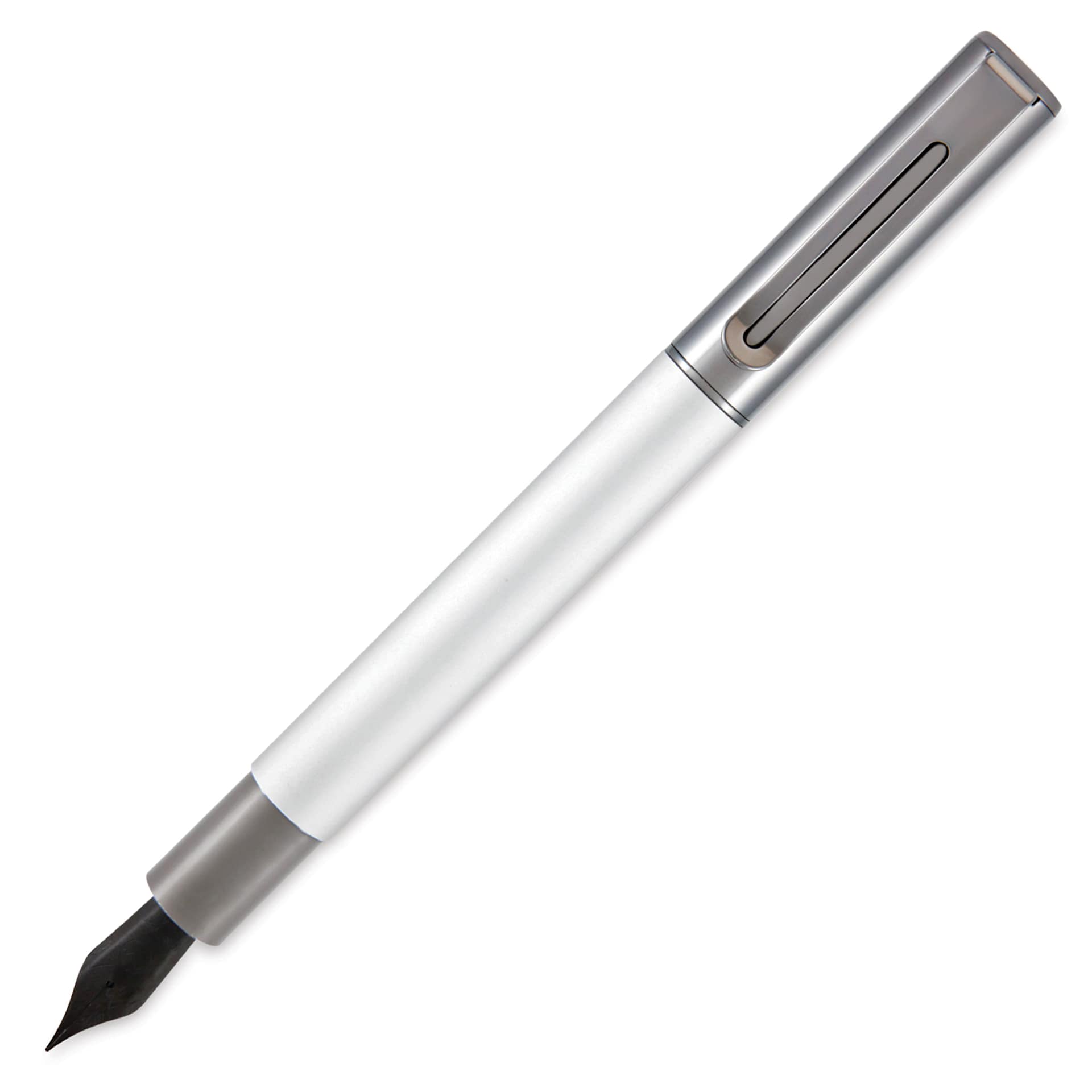 Monteverde Ritma Fountain Pen - Silver, Extra Fine Nib (image may show a different size nib)