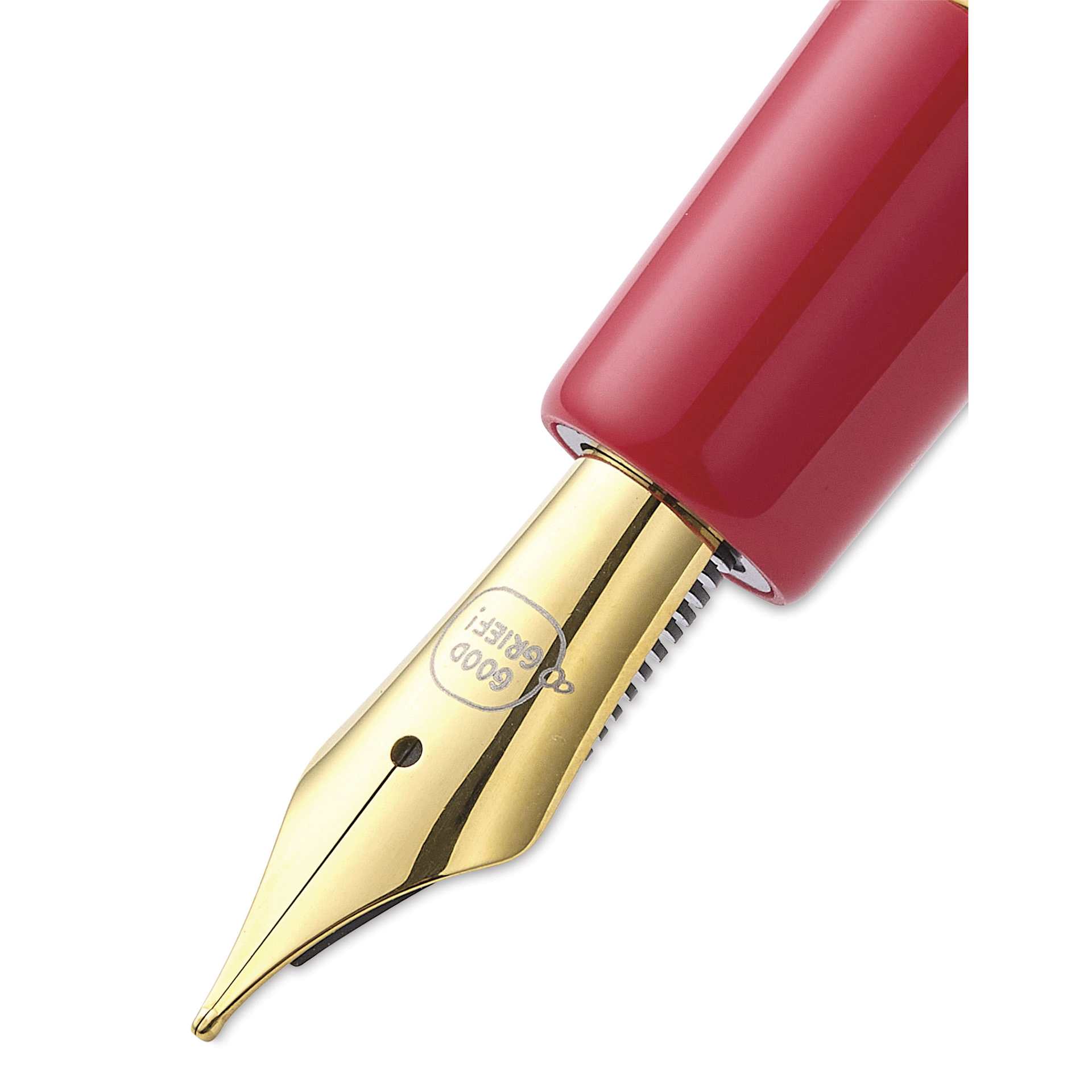 Esterbrook Peanuts 75th Anniversary Fountain Pen - Snoopy, close up (image may show a different size nib)