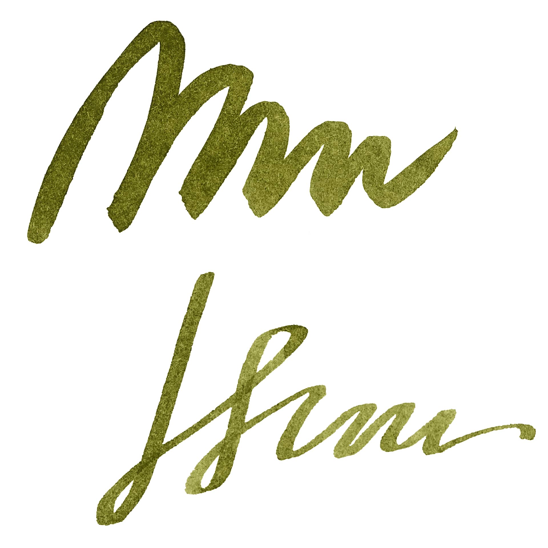 Herbin La Perle des Encres The Jewel of Inks Fountain Pen Ink - Vert Cactus (Cactus Green) swatch