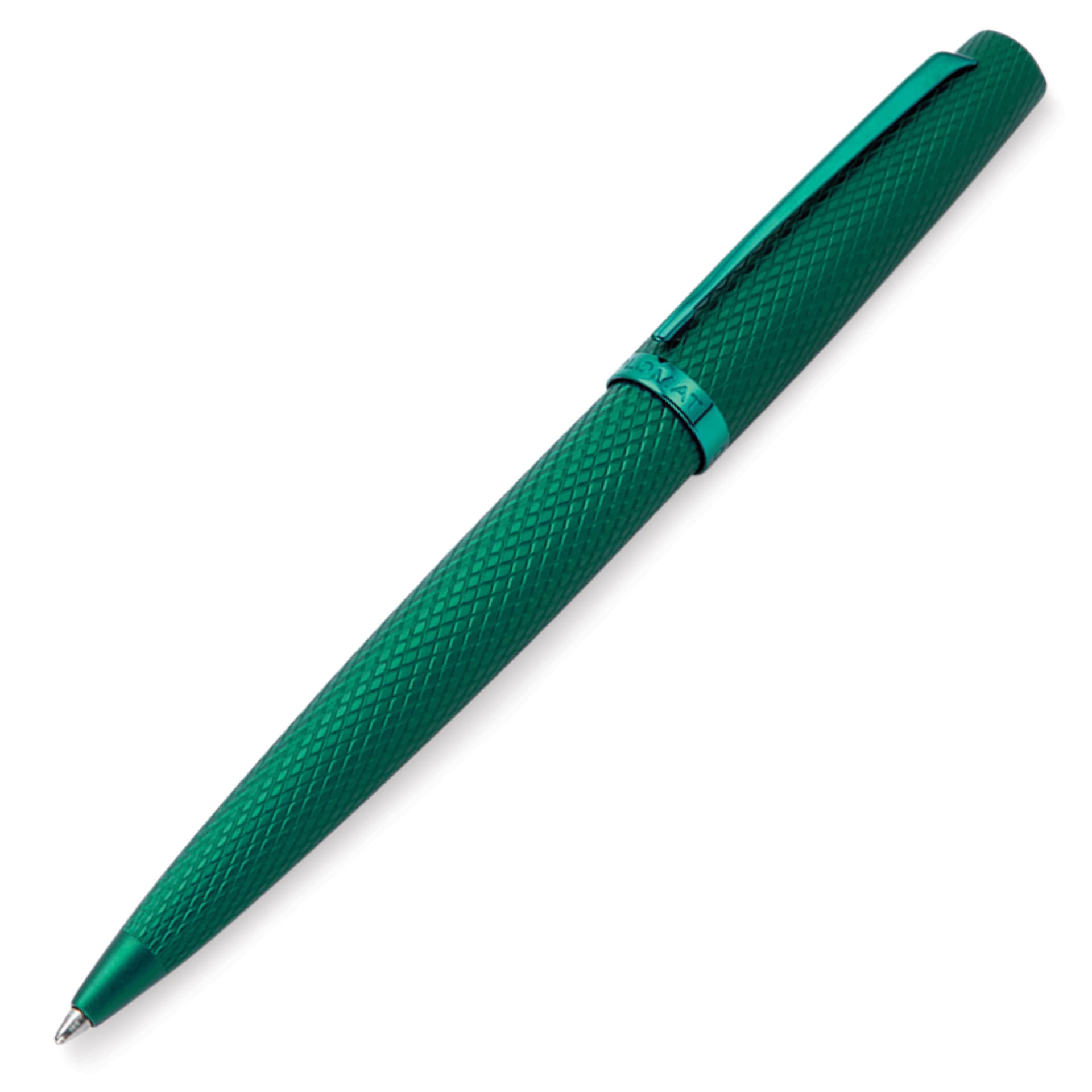 Diplomat Viper Ballpoint Pen - Green Guilloche