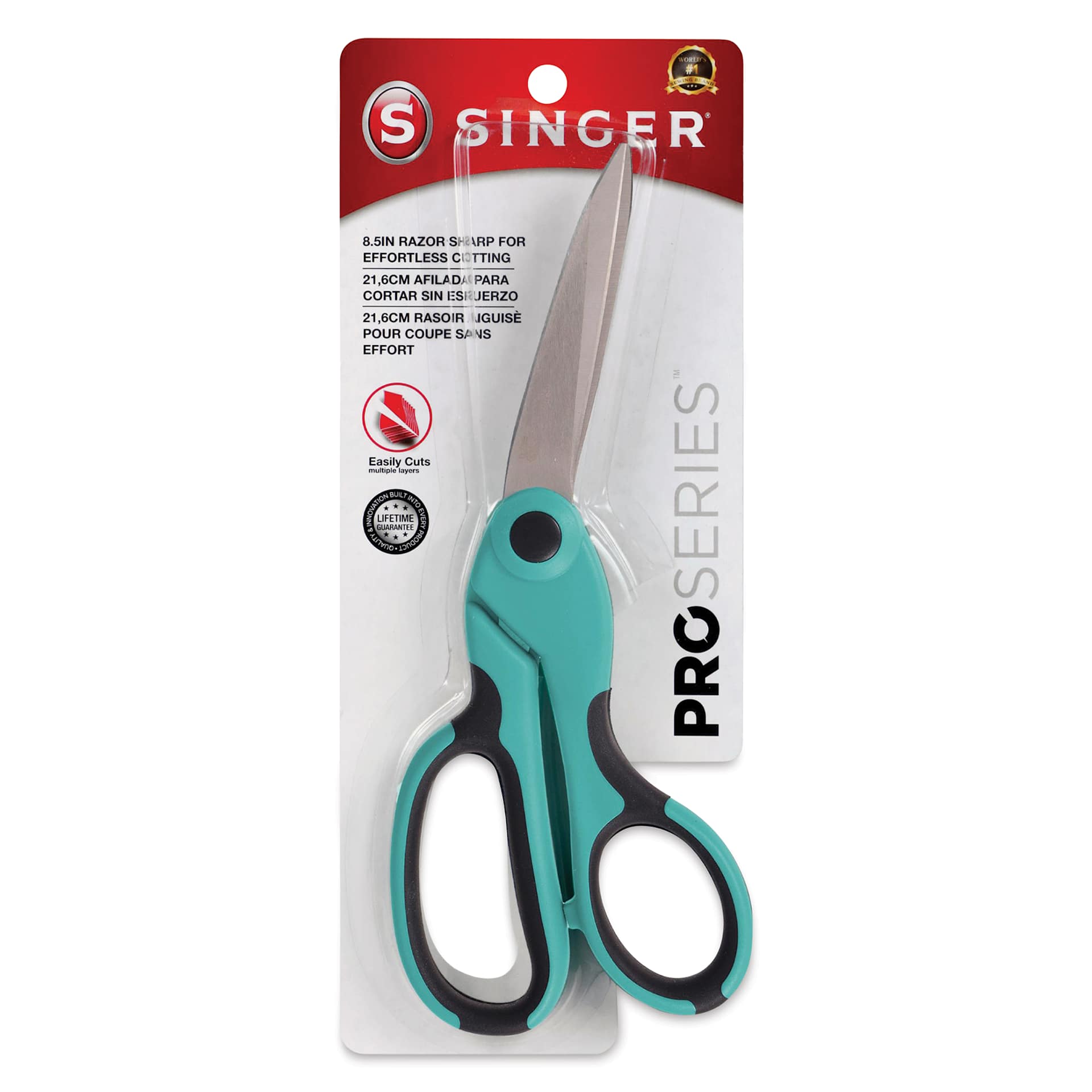 Singer ProSeries Heavy Duty Bent Scissors - 8.5" front of the packaging