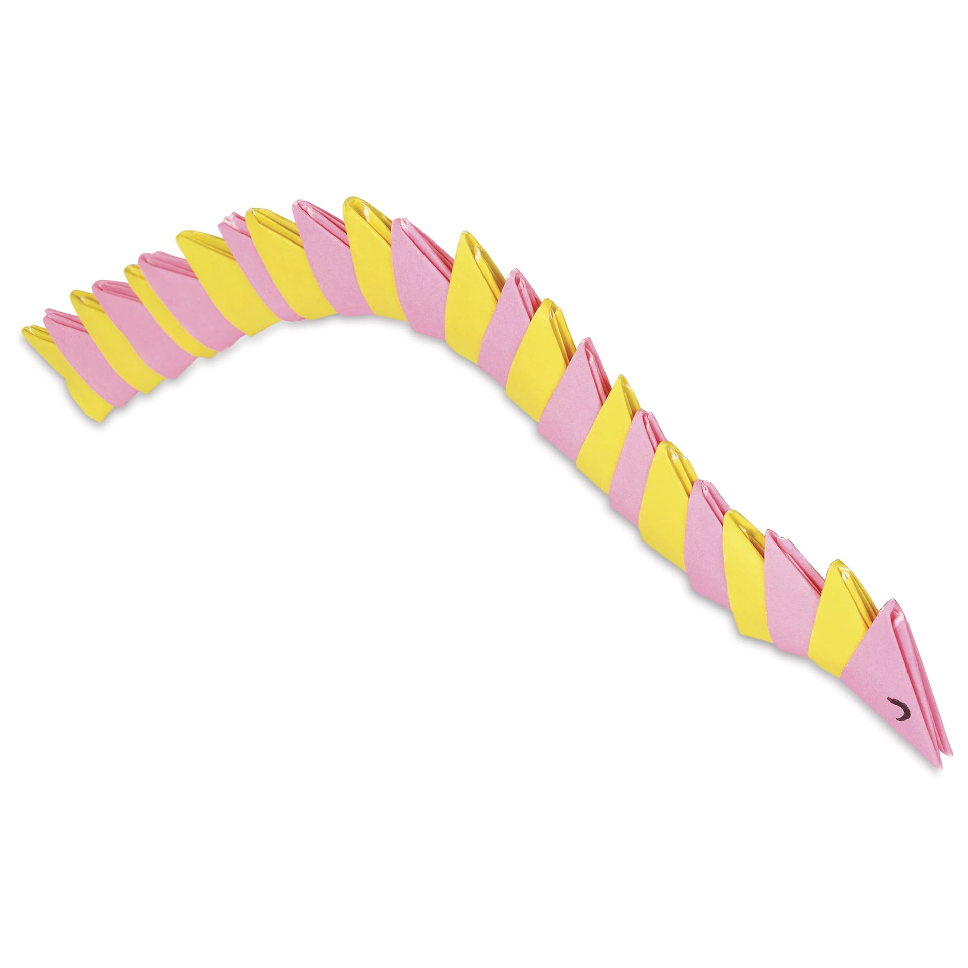 Aitoh Koorigami 3D Origami Kit - Caterpillar, finished