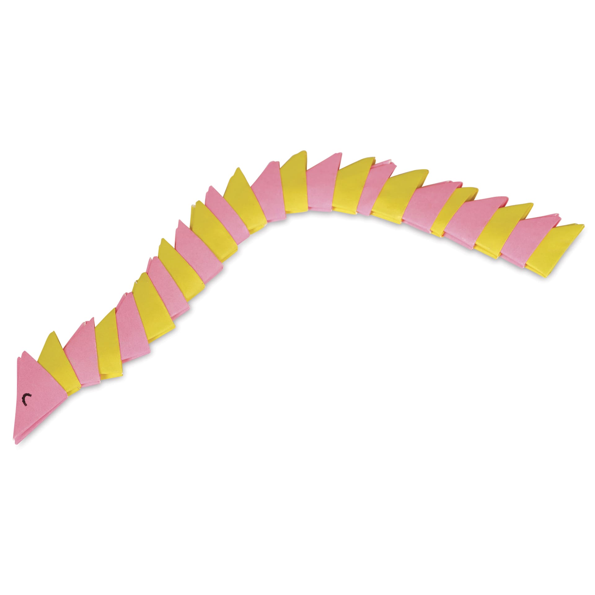 Aitoh Koorigami 3D Origami Kit - Caterpillar, finished kit