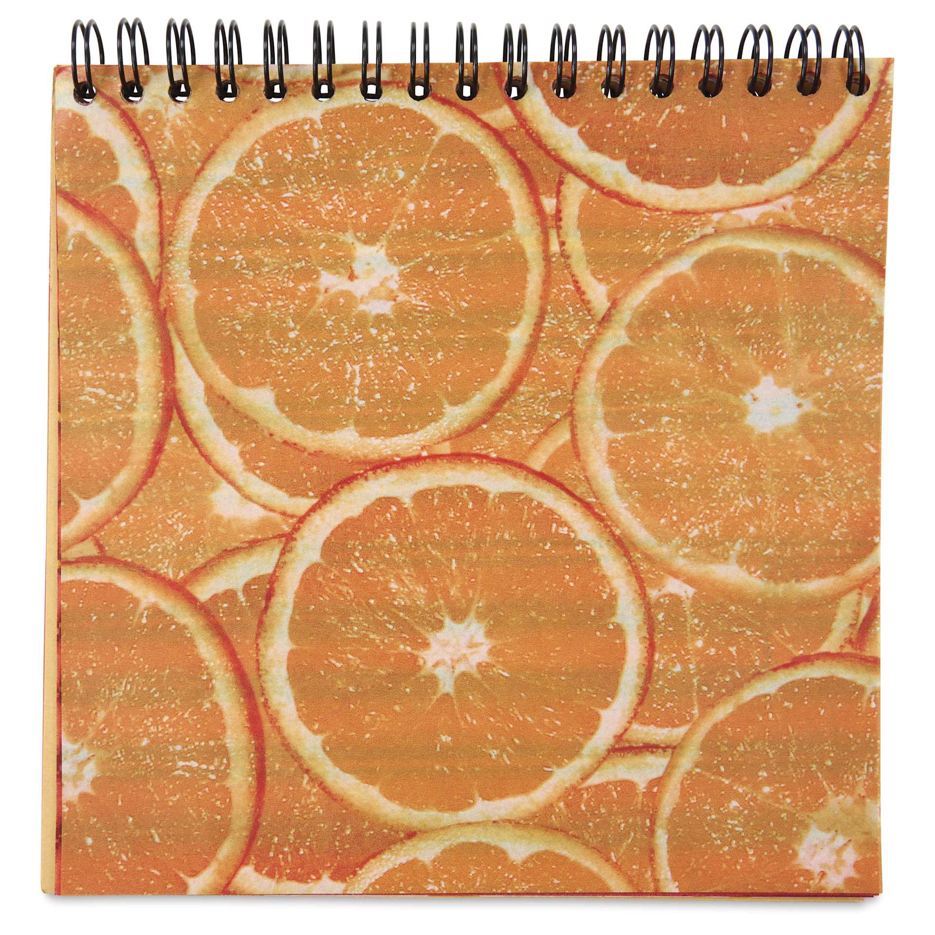 DecoPatch Paper DecoPad - Orange, 6" x 6" - page example, orange slices