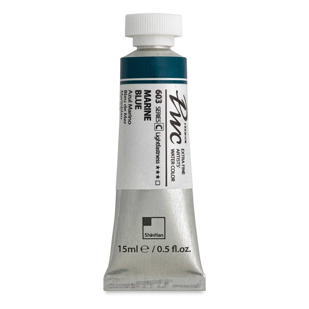 PWC Extra Fine Professional Watercolor - Marine Blue, 15 ml, Tube