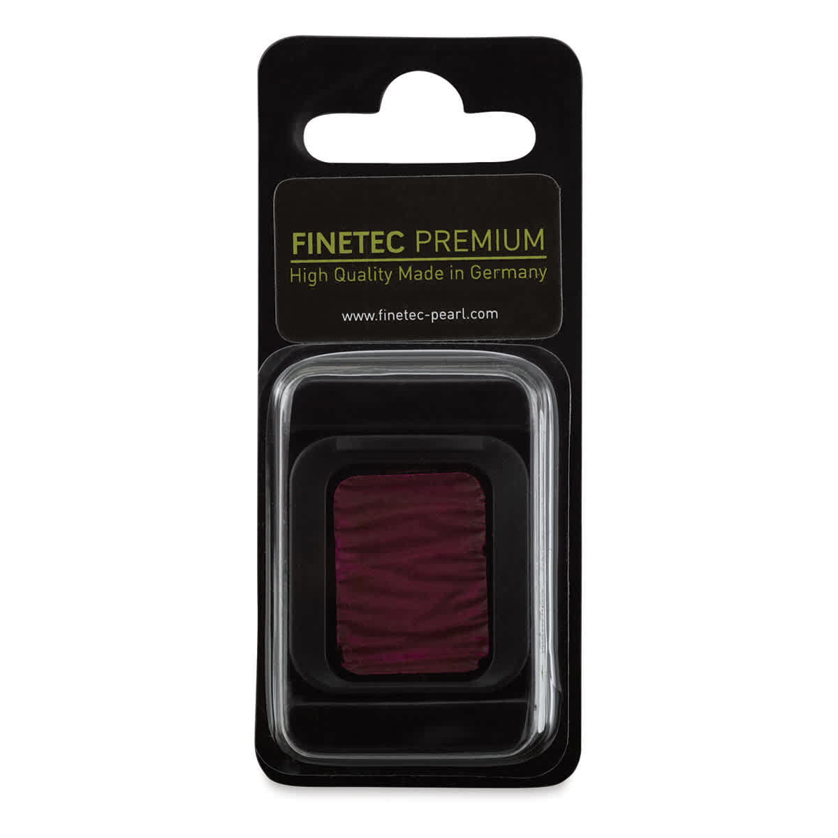 Finetec Premium Watercolor Pan - Neon Purple, In packaging.