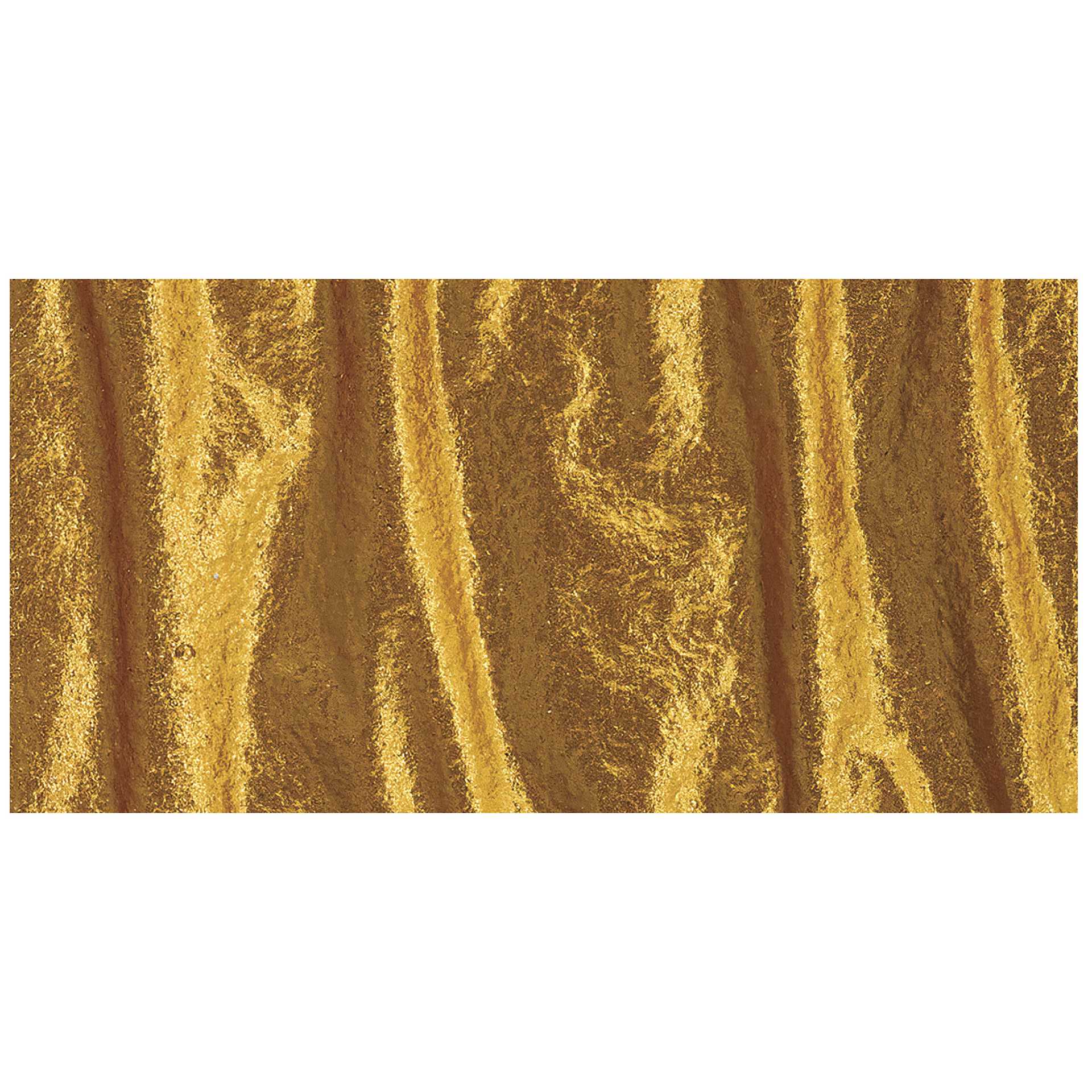Finetec Premium Watercolor Pan - Fine Gold (Pearlescent) swatch