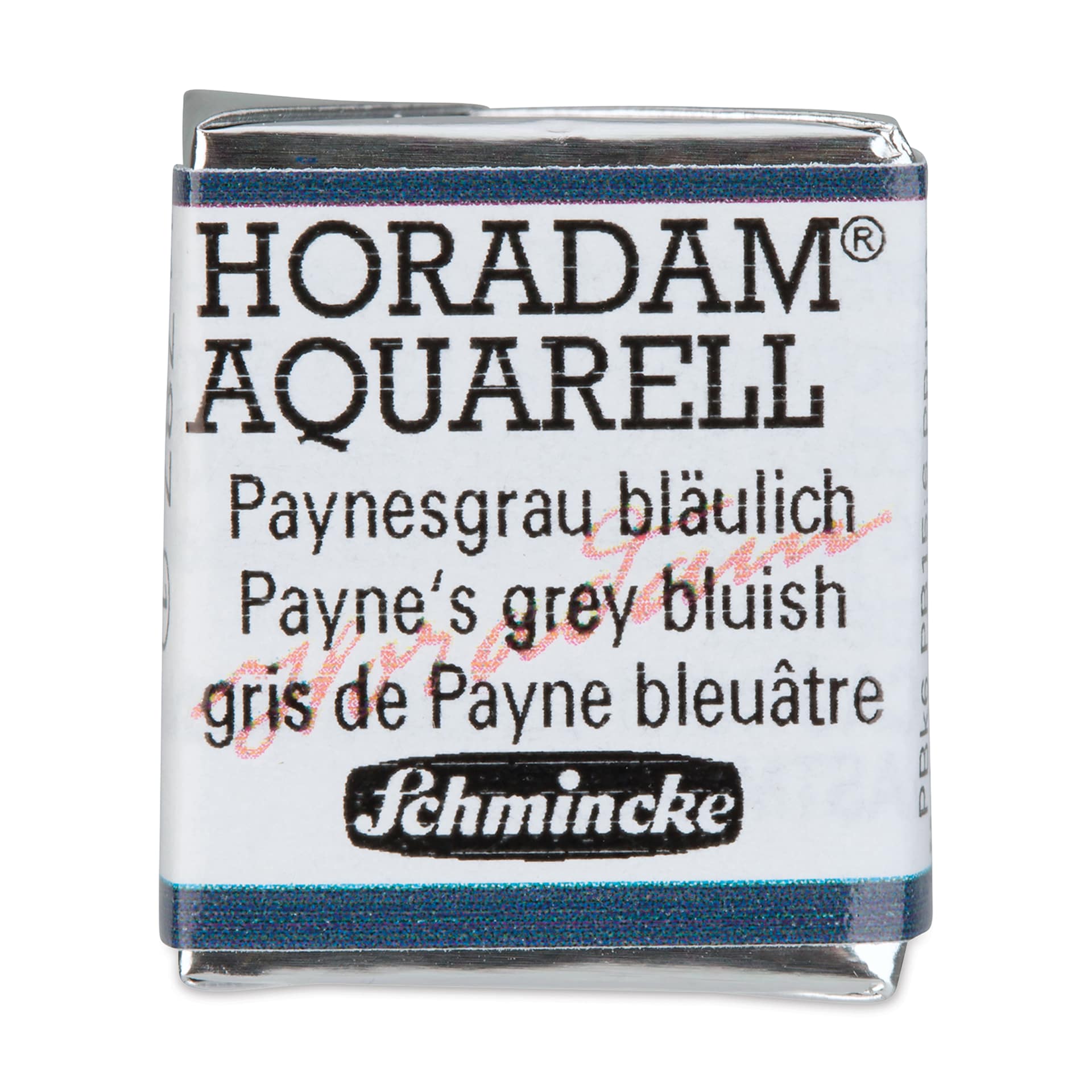Schmincke Horadam Aquarell Watercolor - Payne's Grey Bluish, Half Pan