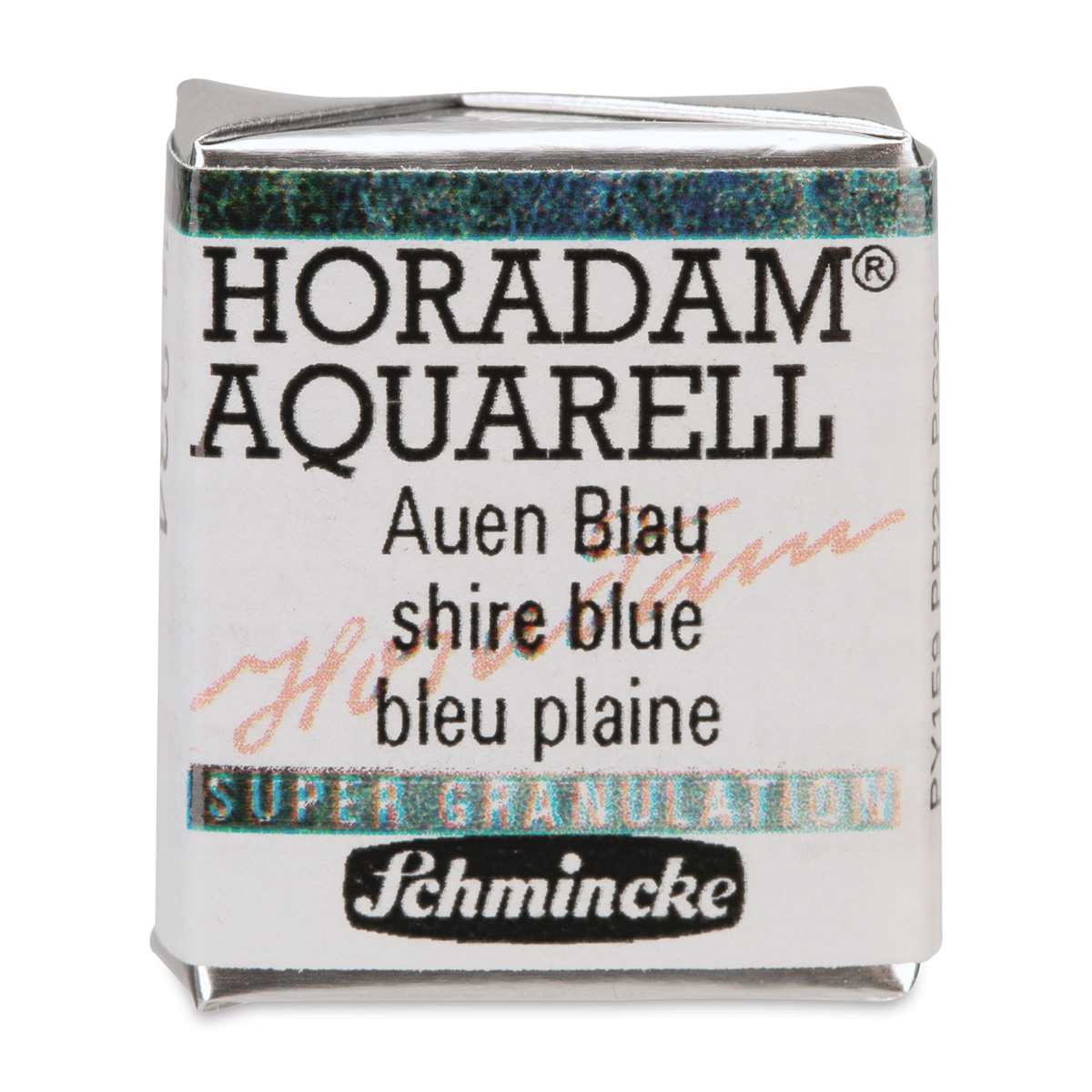 Schmincke Horadam Aquarell Artist Watercolor - Shire Blue, Supergranulation, Half Pan