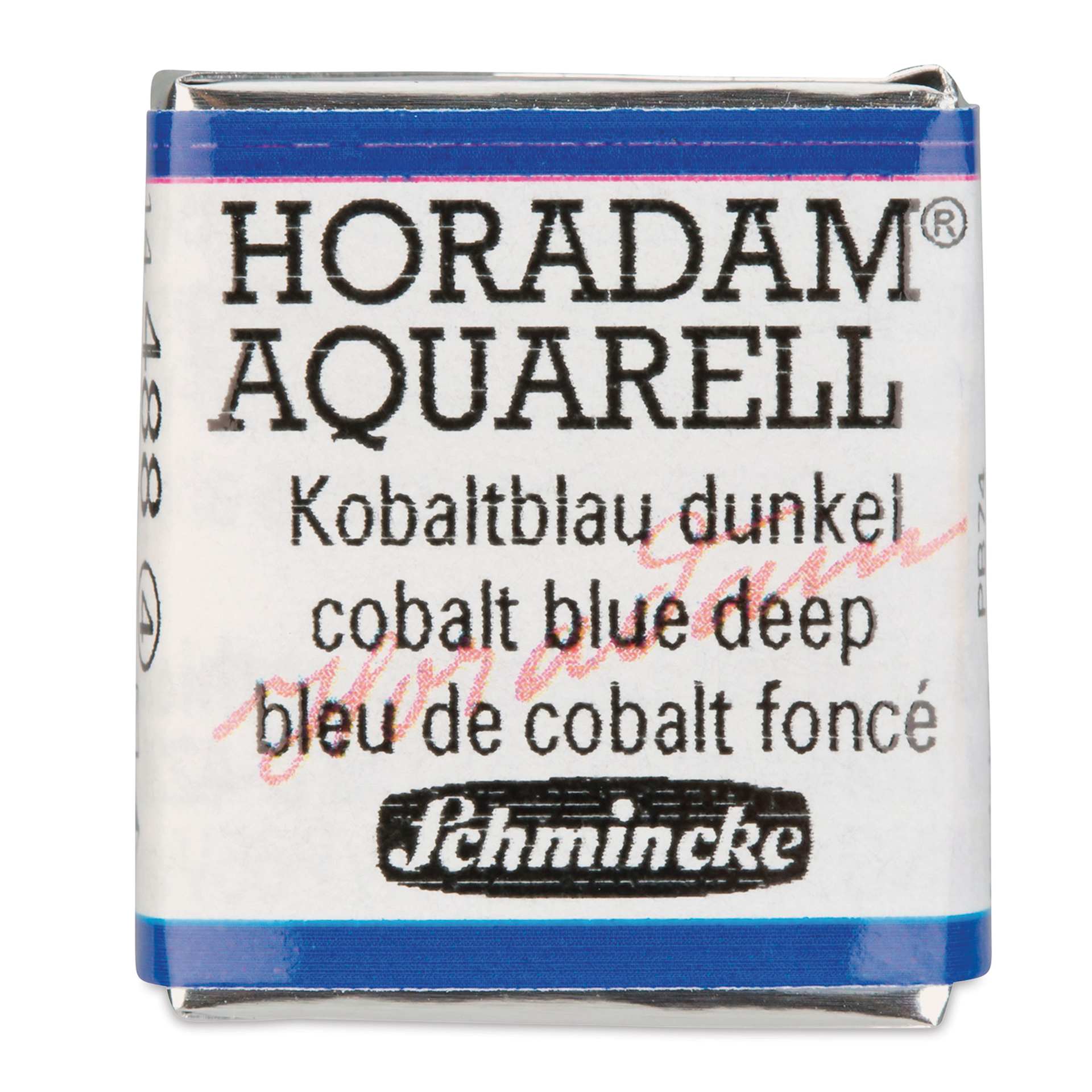 Schmincke Horadam Aquarell Watercolor - Cobalt Blue Deep, Half Pan