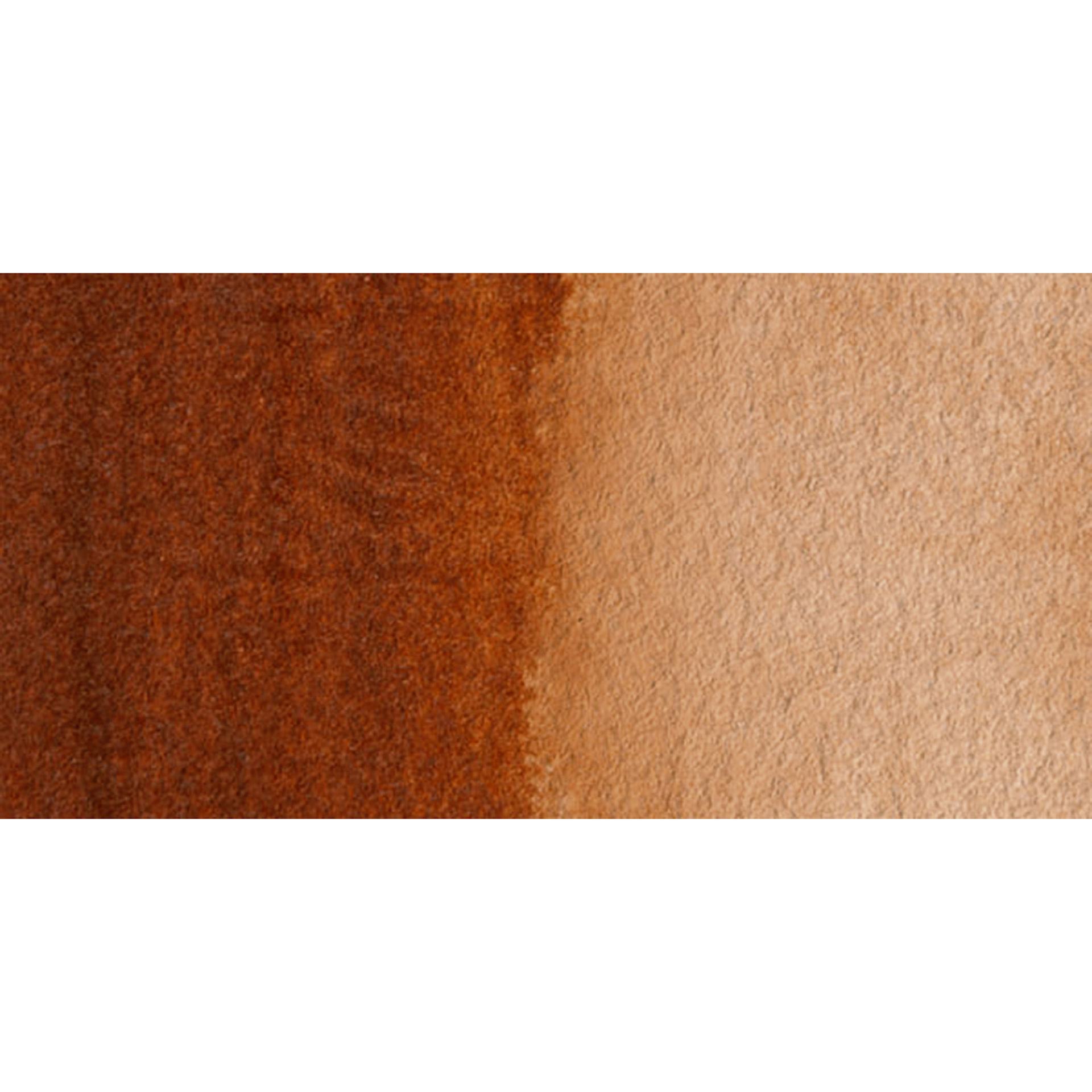 Schmincke Horadam Aquarell Watercolor - Burnt Sienna, Swatch Schmincke Horadam Aquarell Watercolor - Burnt Sienna, Swatch
