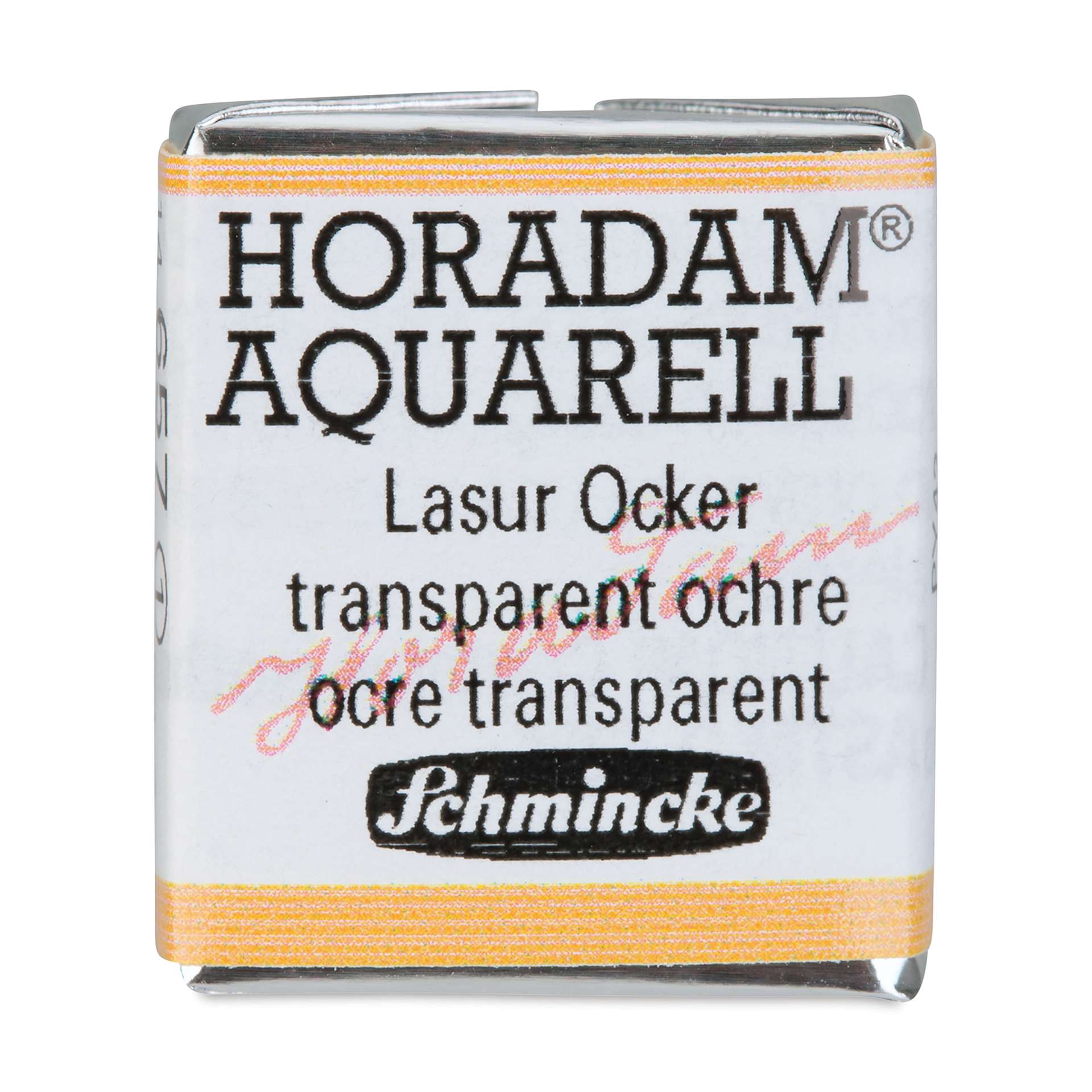Schmincke Horadam Aquarell Artist Watercolor - Transparent Ochre, Half Pan
