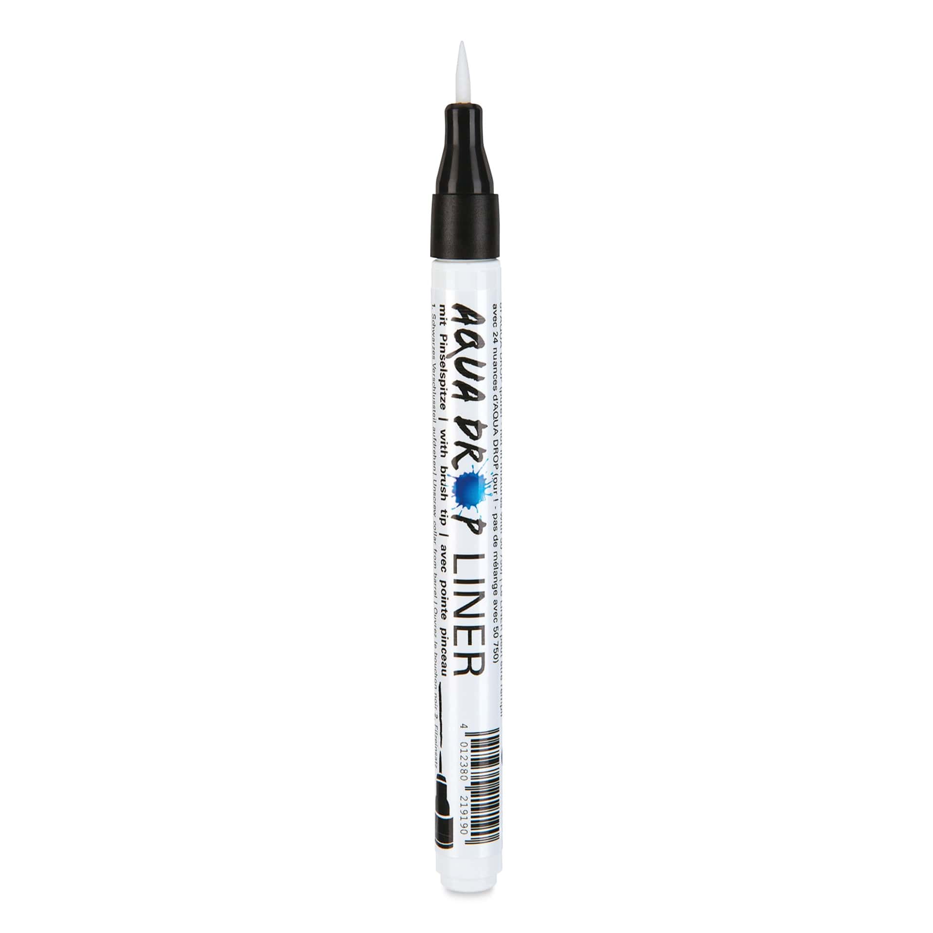 Schmincke Aqua Drop Empty Brush Tip Liner with cap off