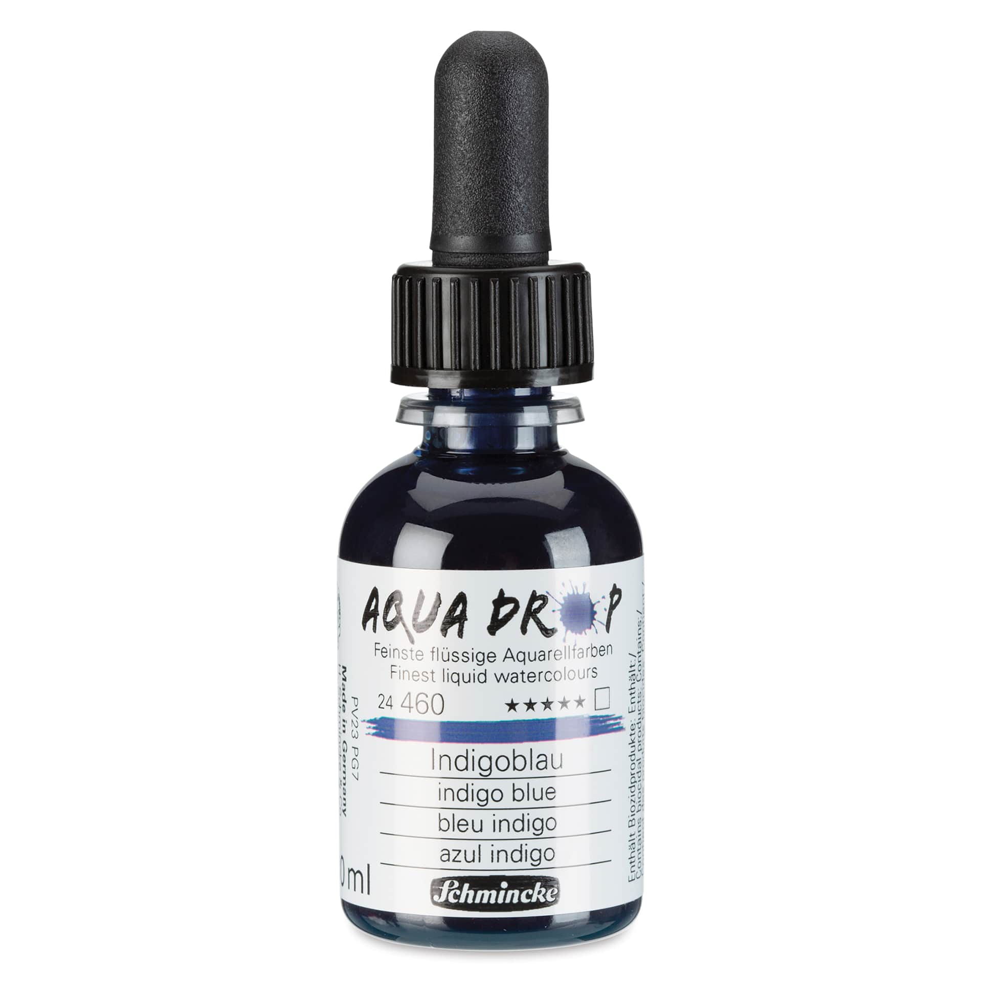 Schmincke Aqua Drop Watercolor - Indigo Blue, 30 ml