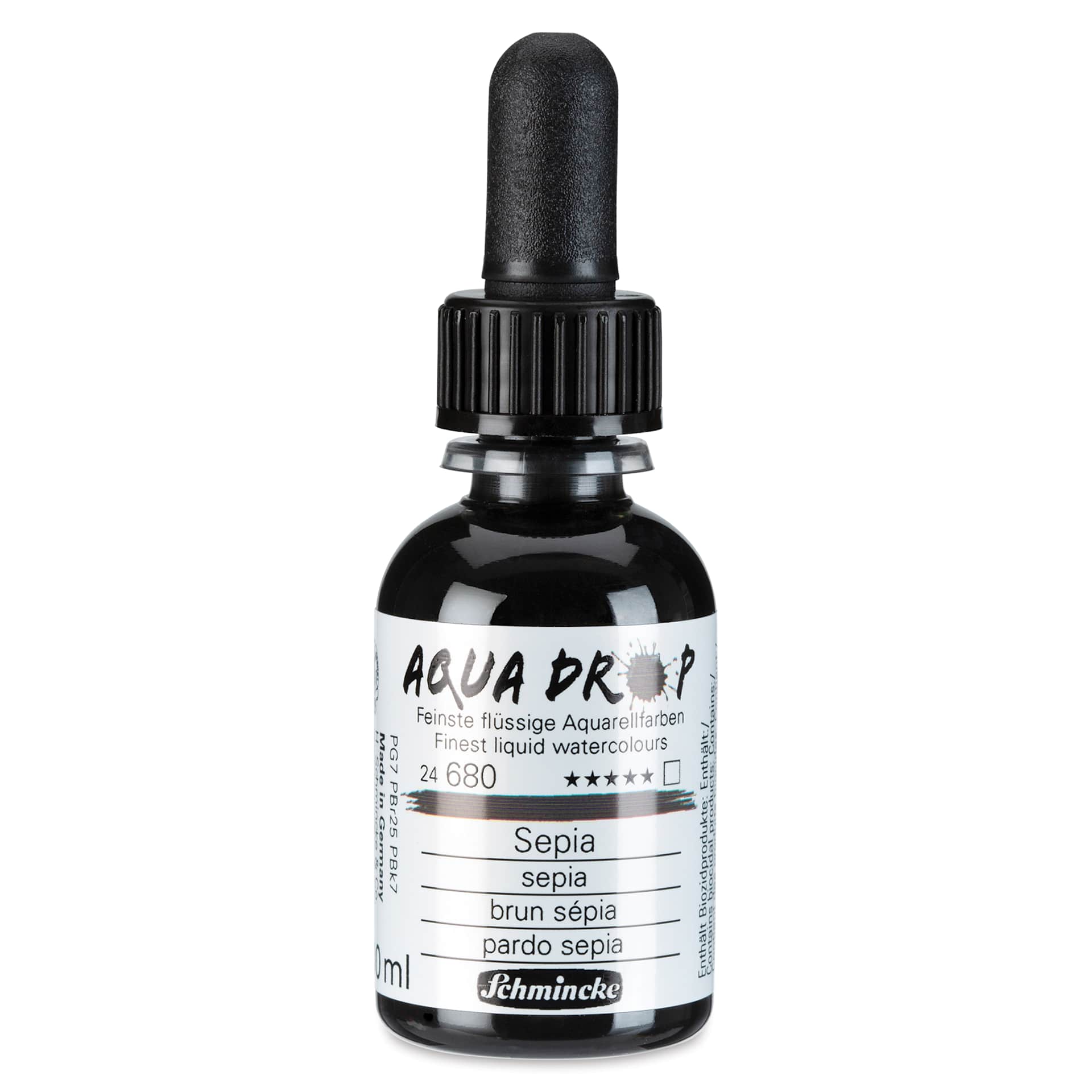 Schmincke Aqua Drop Watercolor - Sepia, 30 ml