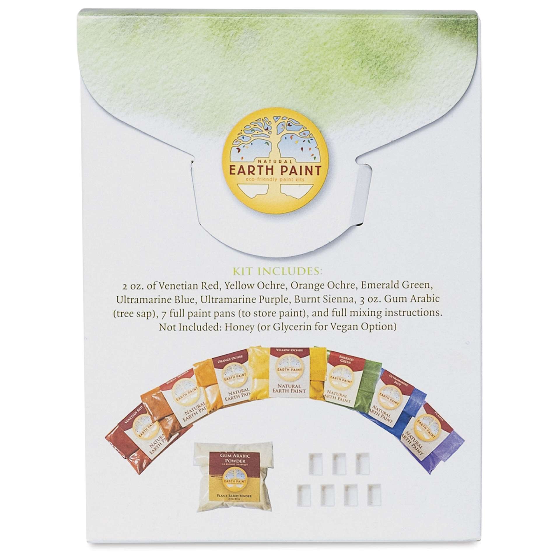 Natural Earth Paint Natural Watercolor Kit - back of box