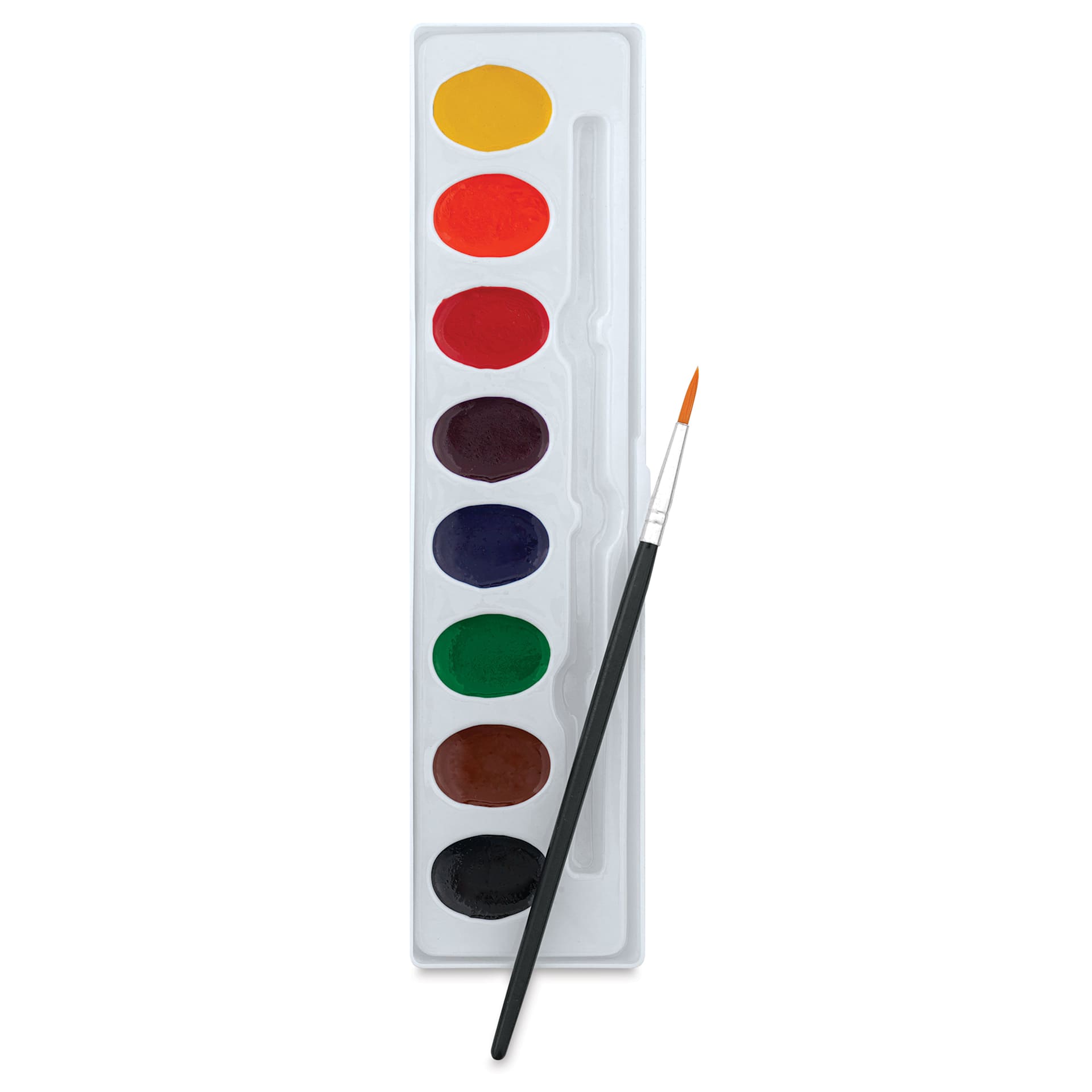 Blick Essentials Watercolor Pan Set of 8 with paint brush Blick Essentials Watercolor Pan Set of 8 with paint brush