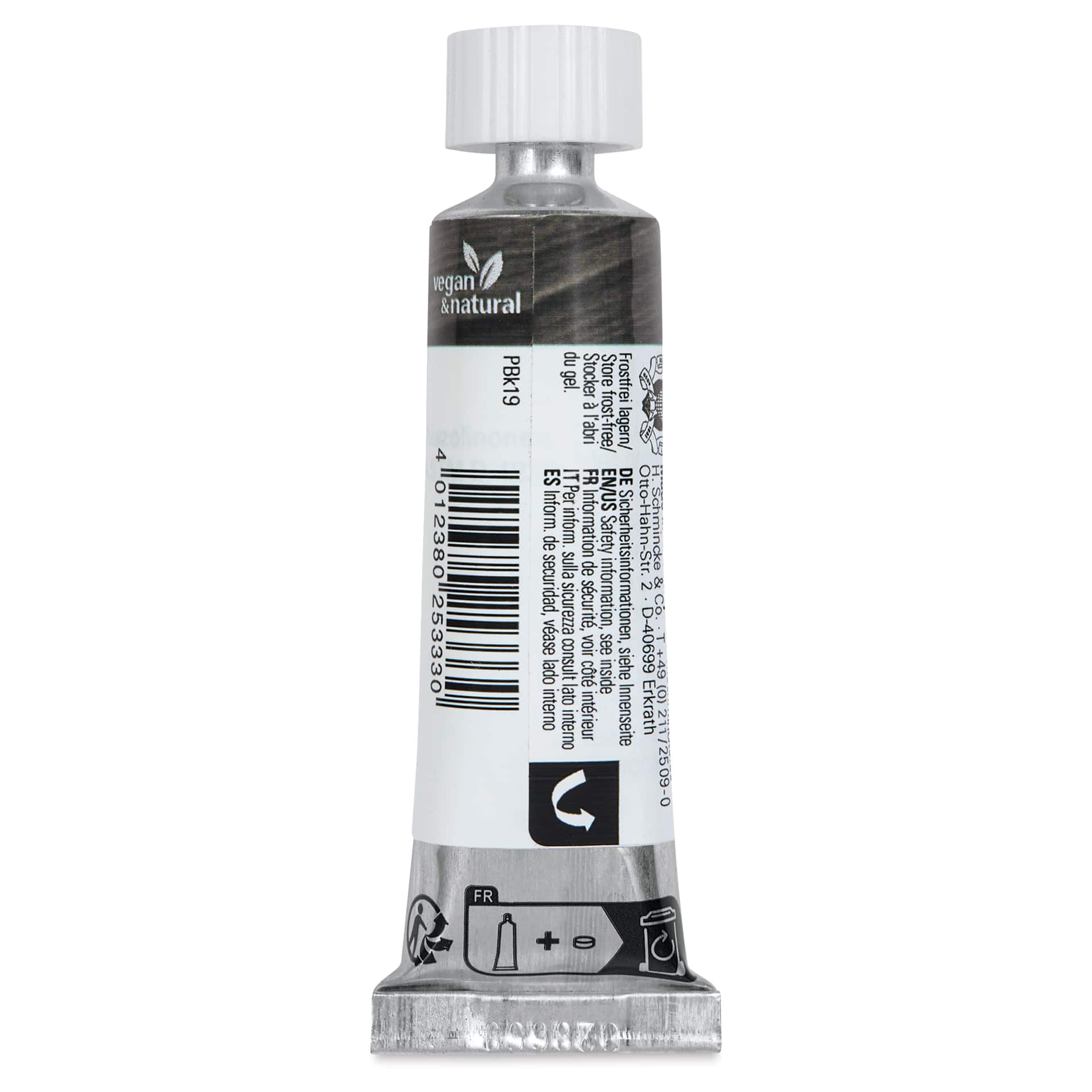 Schmincke Horadam Naturals Watercolor - Green Slate, 15 ml Tube, back
