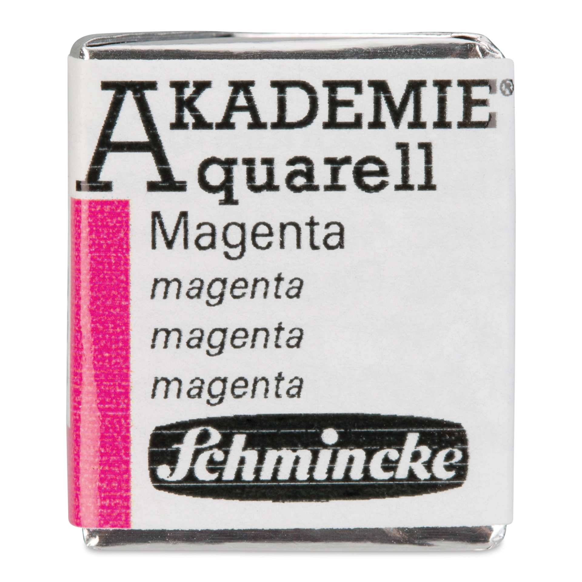 Schmincke Akademie Aquarell Watercolor Pan - Magenta, Half Pan