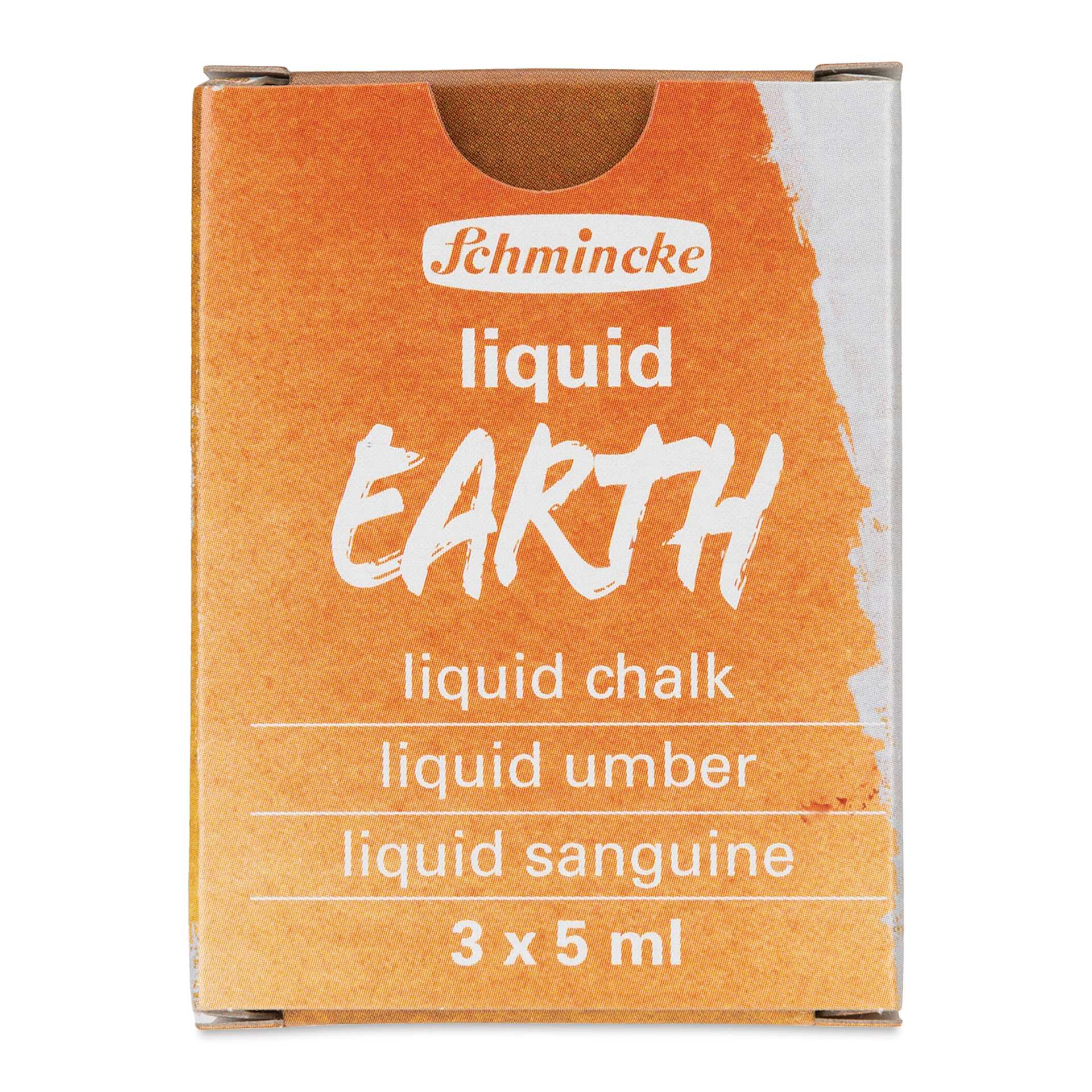 Schmincke Liquid Earth Watercolor Tubes and Set - Set of 3, 5 ml, packaging Schmincke Liquid Earth Watercolor Tubes and Set - Set of 3, 5 ml, packaging