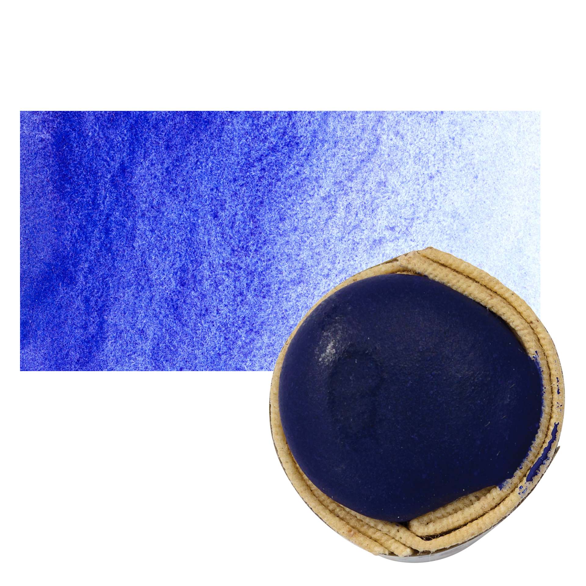 Beam Paints Watercolor Paintstone - Great Ocean stone and swatch
