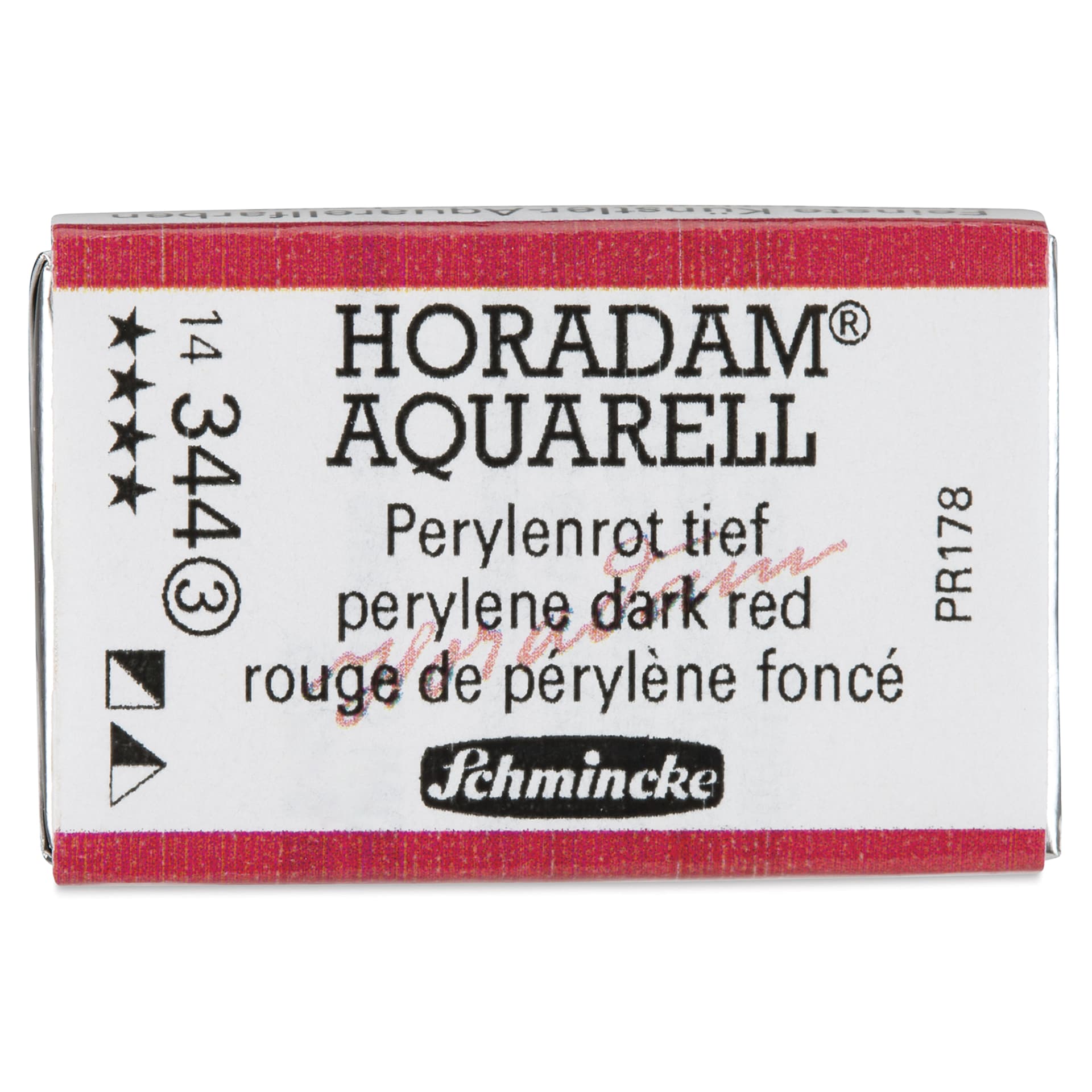 Schmincke Horadam Aquarell Watercolor - Perylene Dark Red, Full Pan